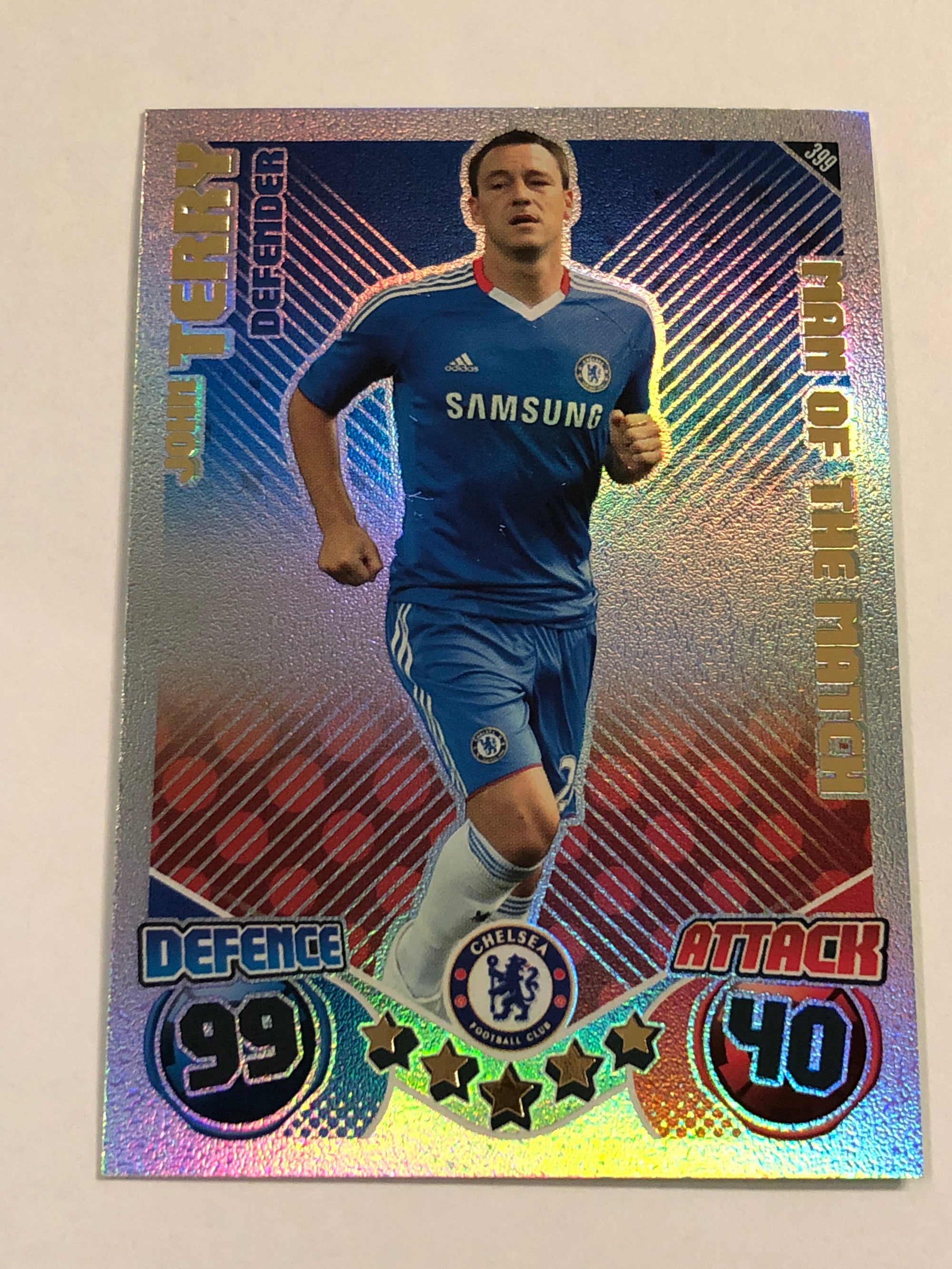 399. JOHN TERRY - CHELSEA - MAN OF THE MATCH