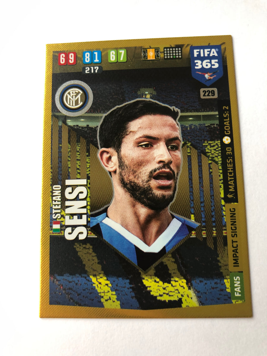 229. STEFANO SENSI - INTER - FANS IMPACT SIGNING