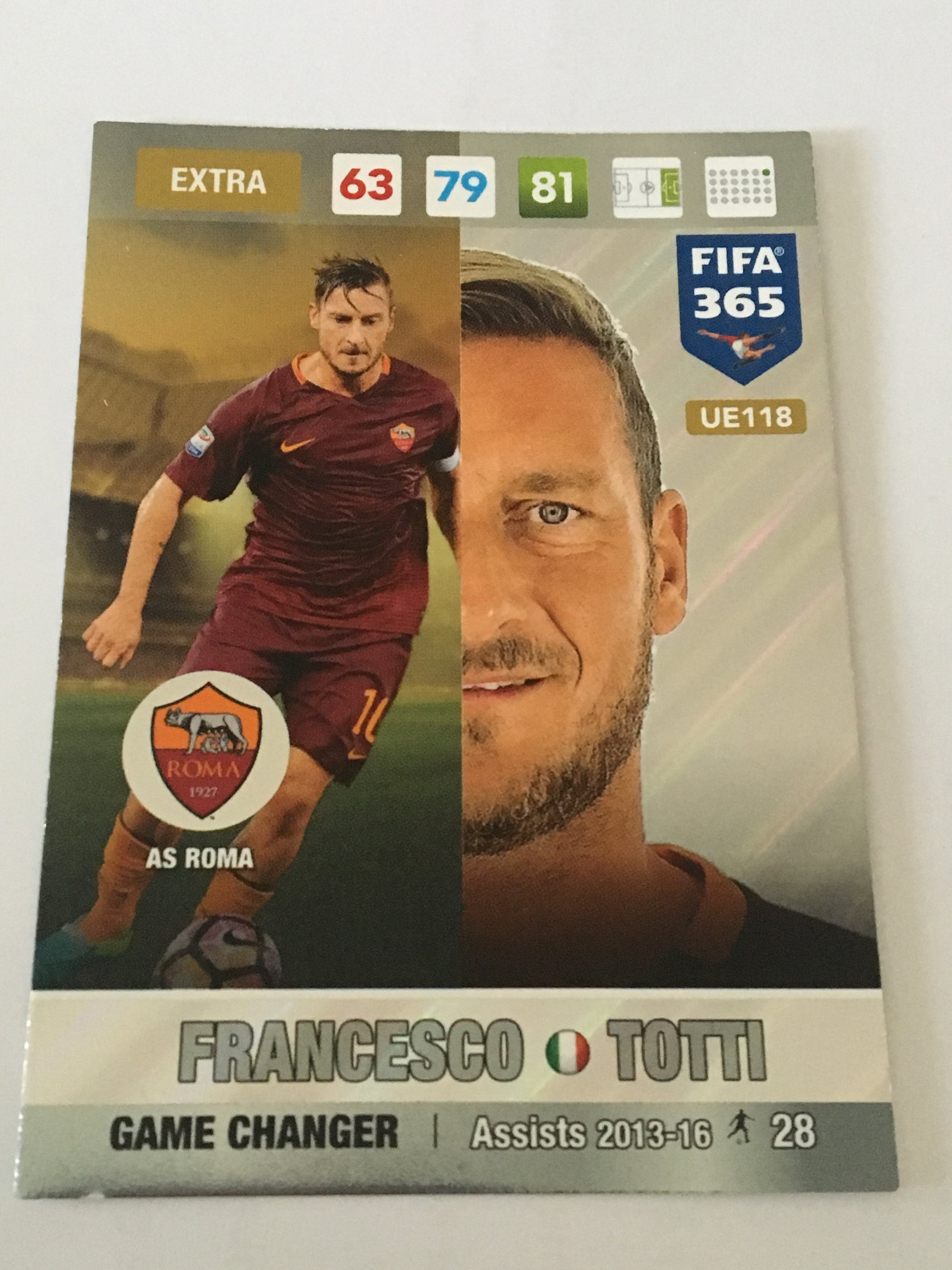 UE118 - FRANCESCO TOTTI - AS ROMA - EXTRA - GAME CHANGER