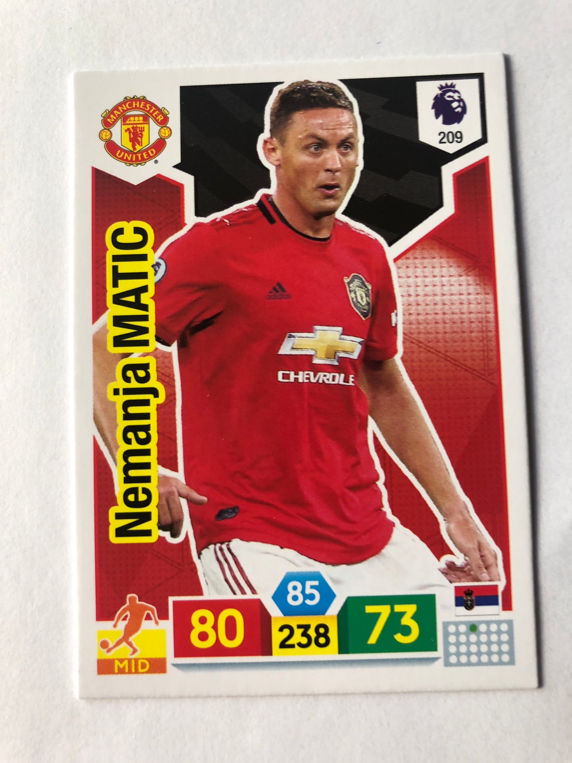 209. NEMANJA MATIC - MANCHESTER UNITED