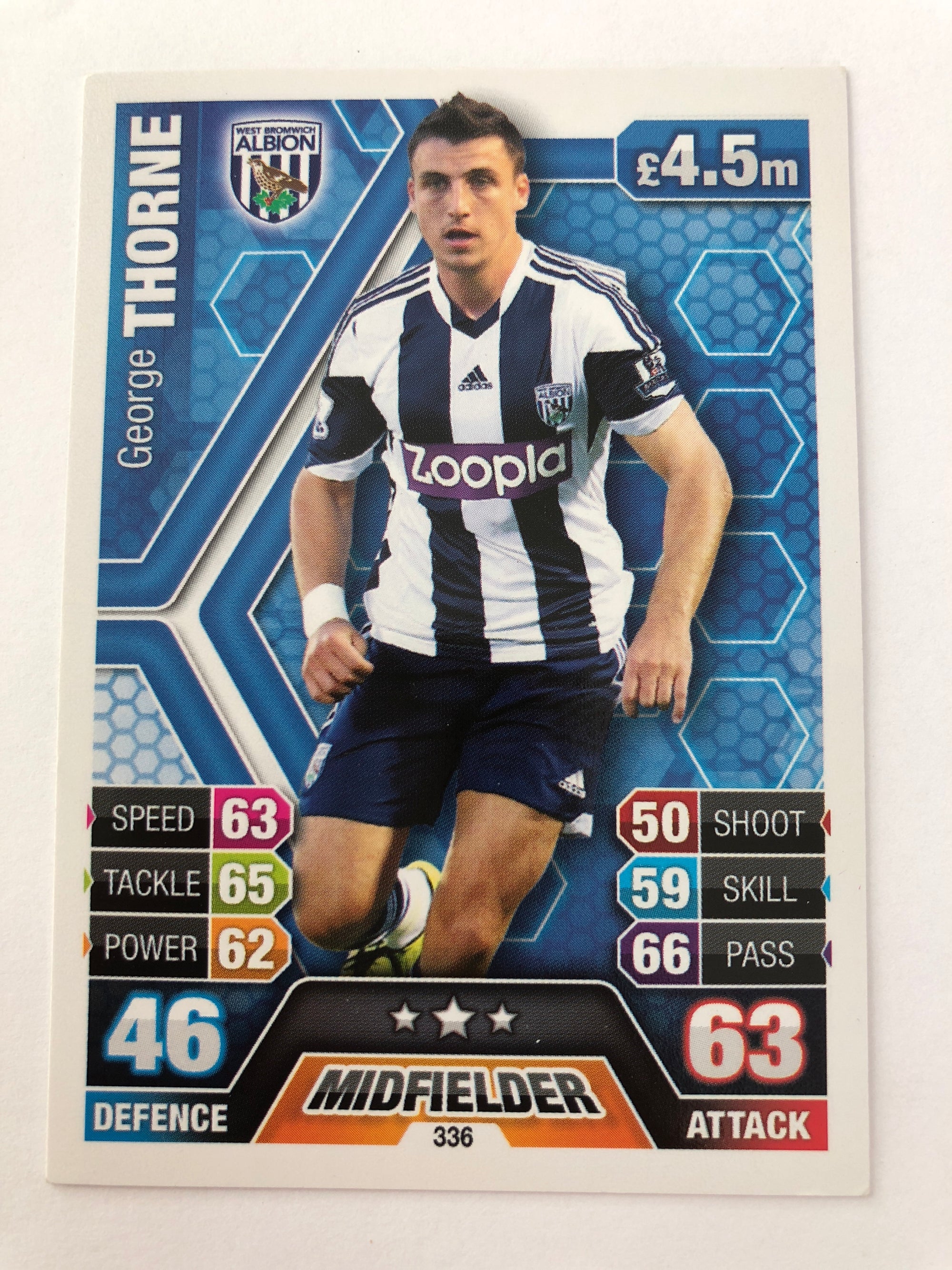 336. GEORGE THORNE - WEST BROMWICH ALBION