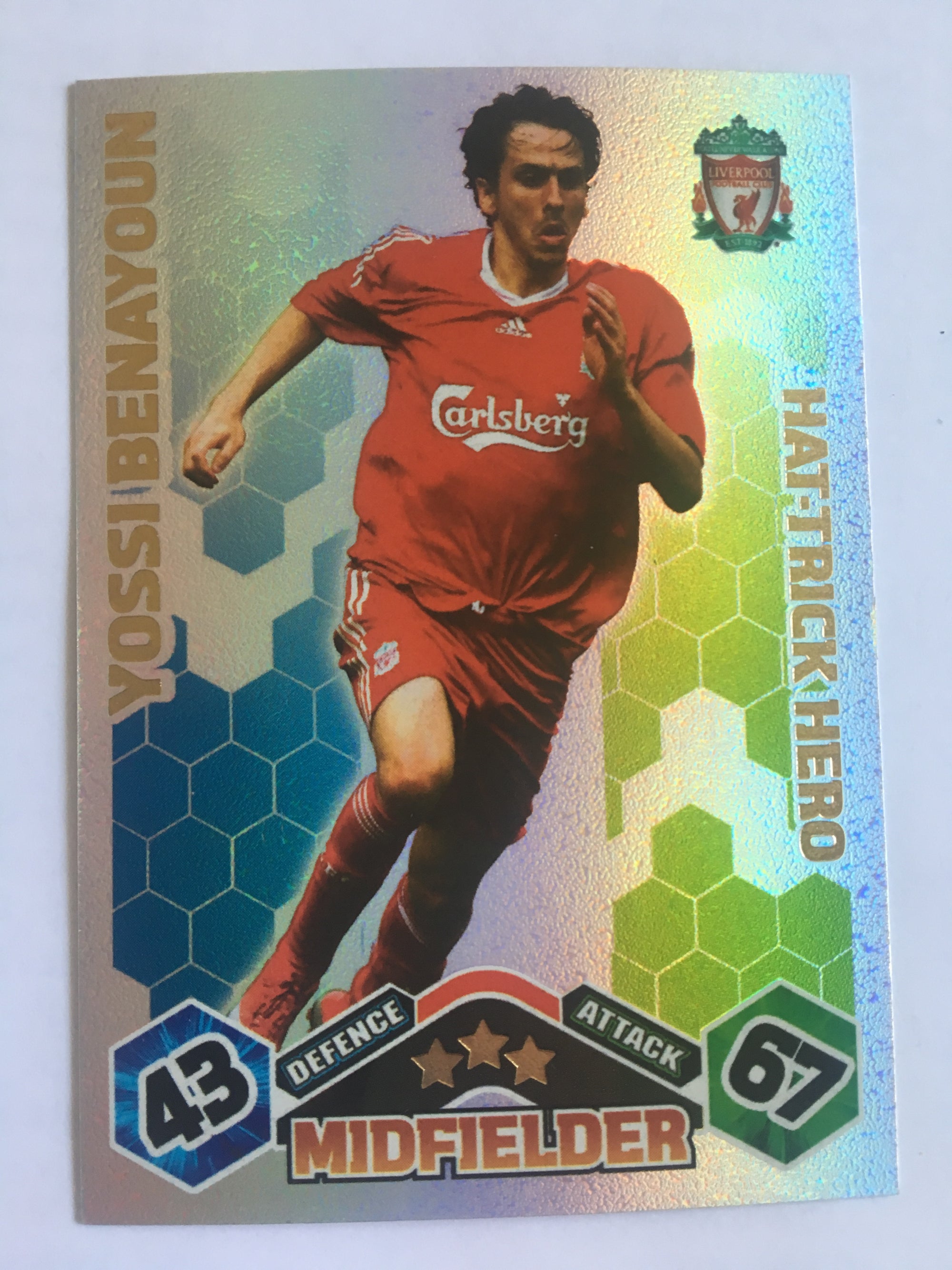 HH084. YOSSI BENAYOUN - LIVERPOOL FC - HAT-TRICK HERO
