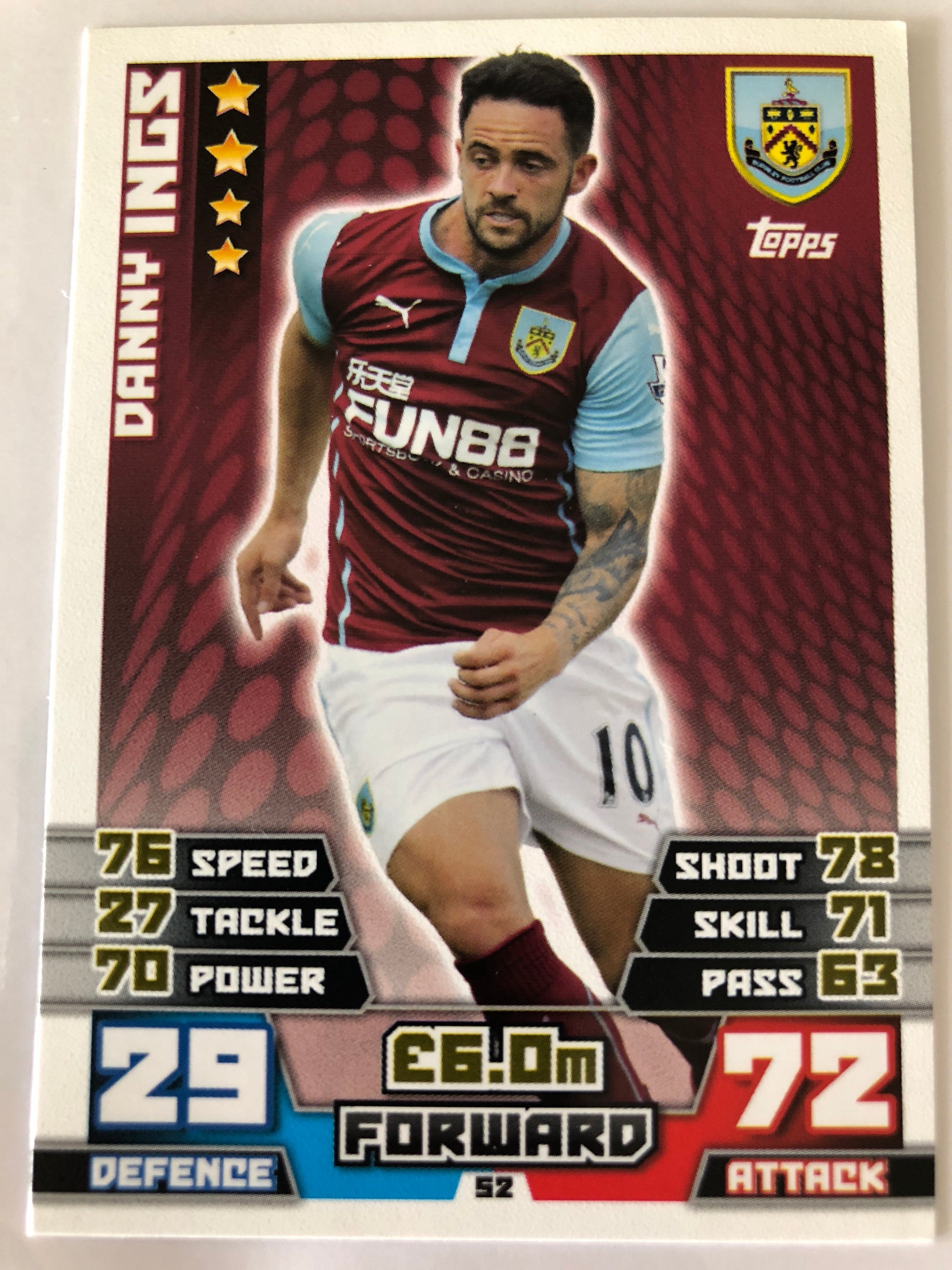 EX052 - DANNY INGS - BURNLEY