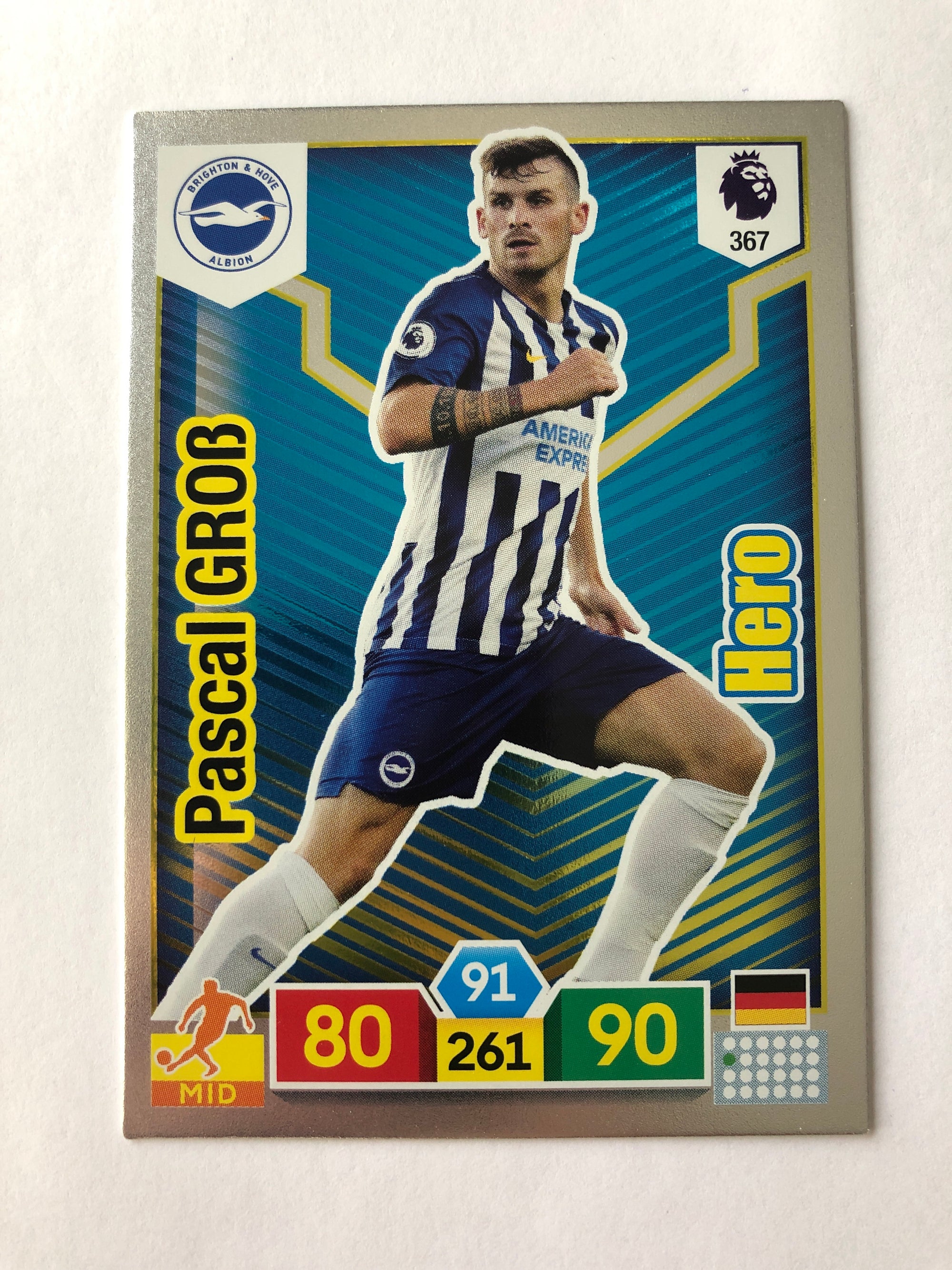 367. PASCAL GROSS - BRIGHTON & HOVE ALBION - HERO