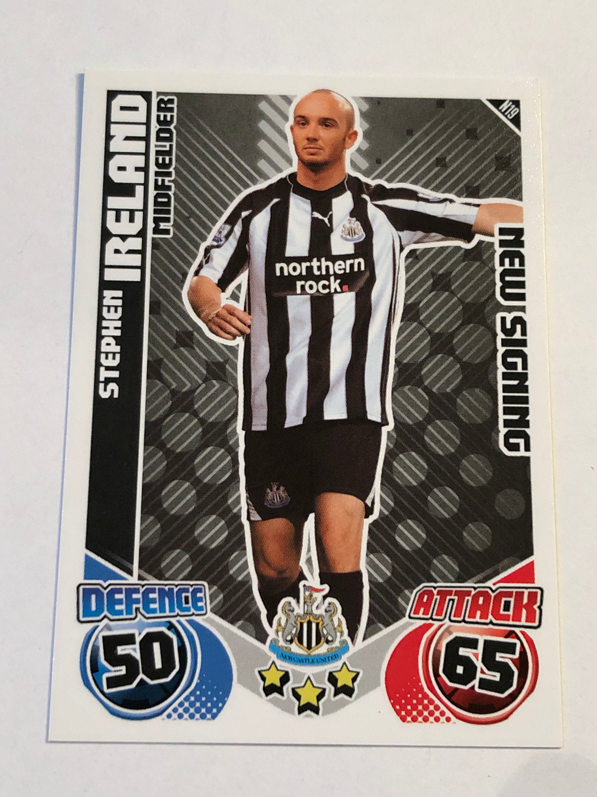 N19. STEPHEN IRELAND - NEWCASTLE UNITED - NEW SIGNING