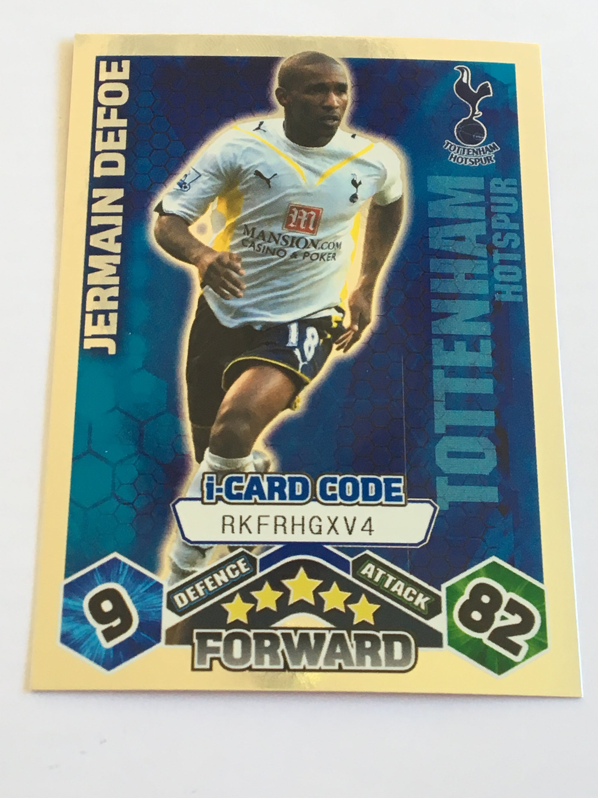 IC130. JERMAIN DEFOE - TOTTENHAM HOTSPUR - iCARD
