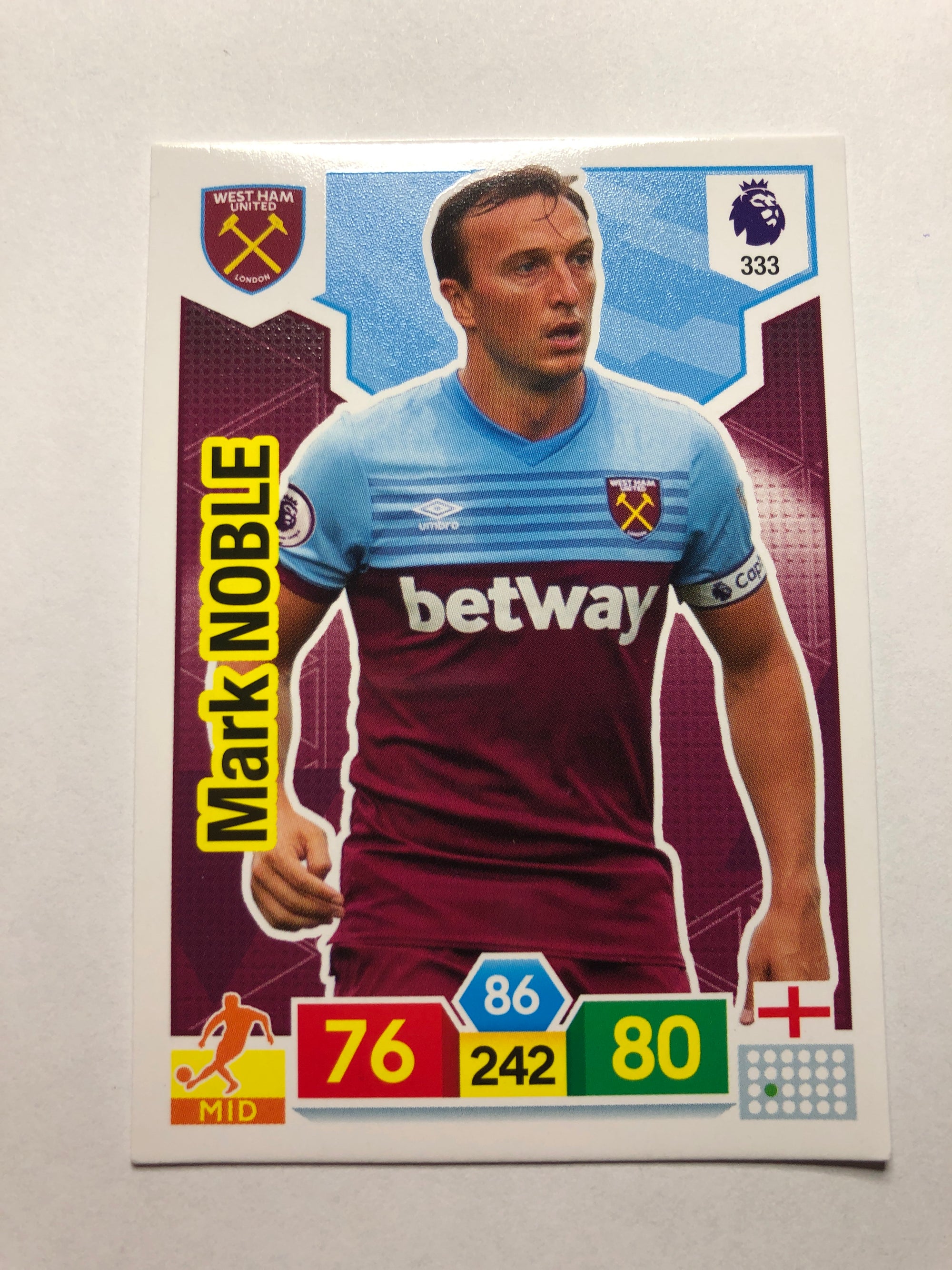 333. MARK NOBLE - WEST HAM