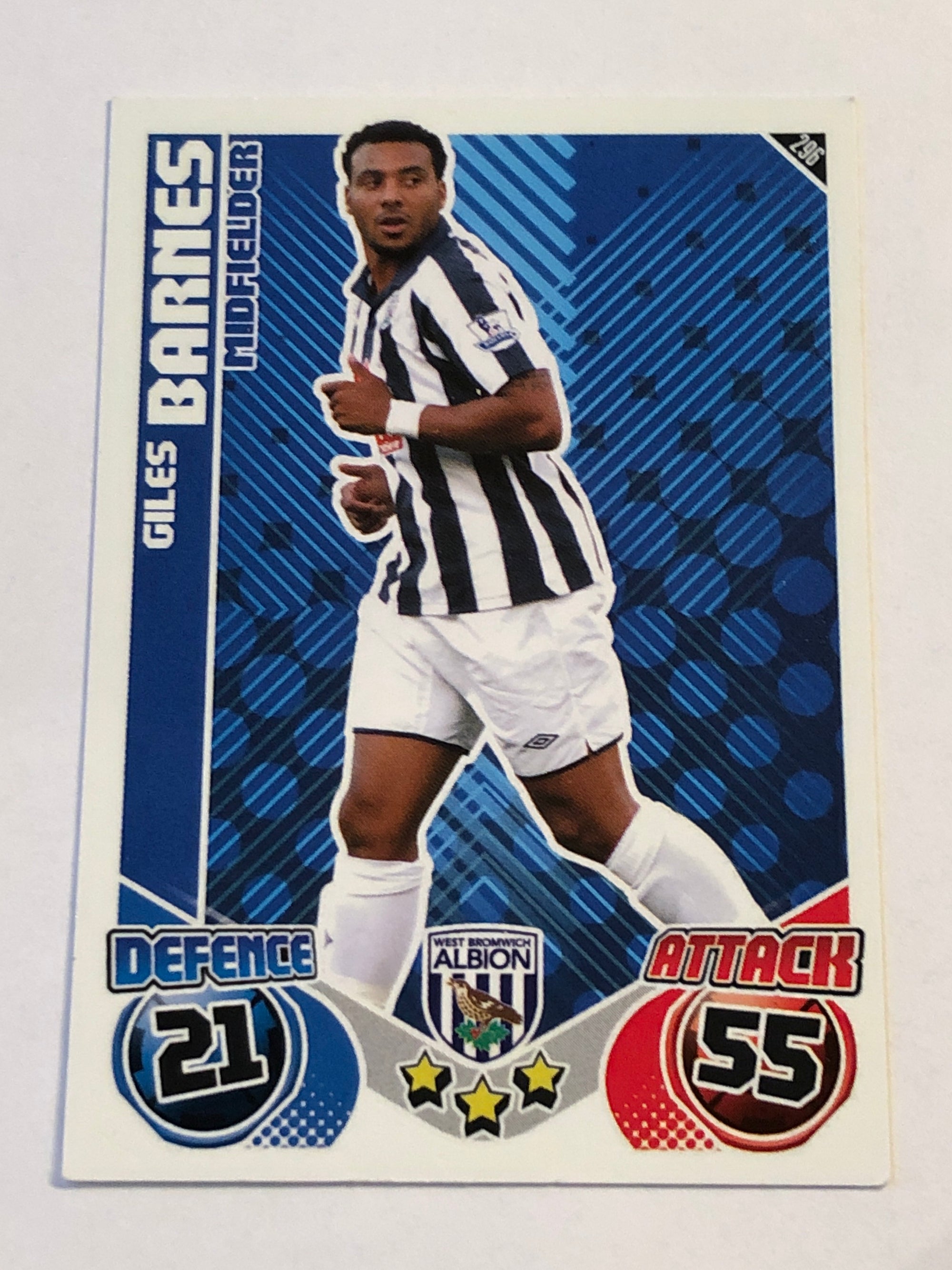 296. GILES BARNES - WEST BROMWICH ALBION
