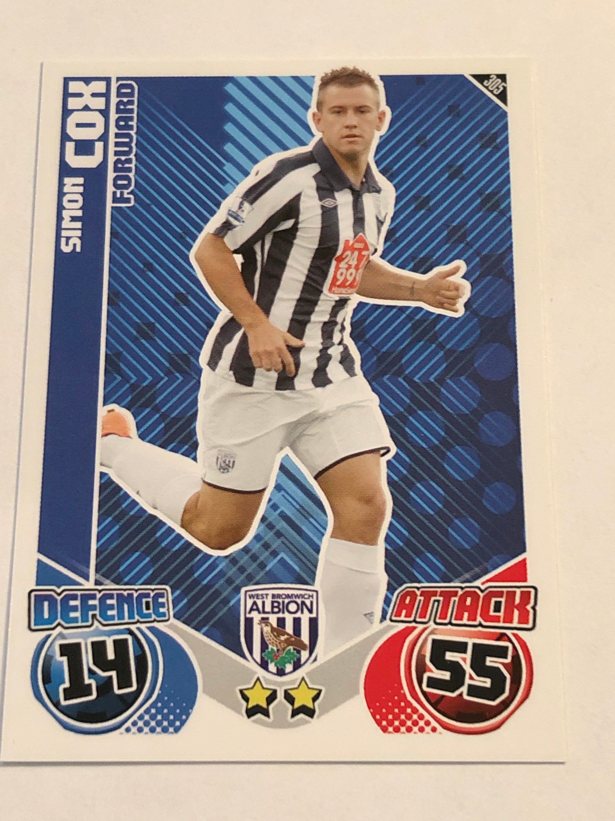305. SIMON COX - WEST BROMWICH ALBION