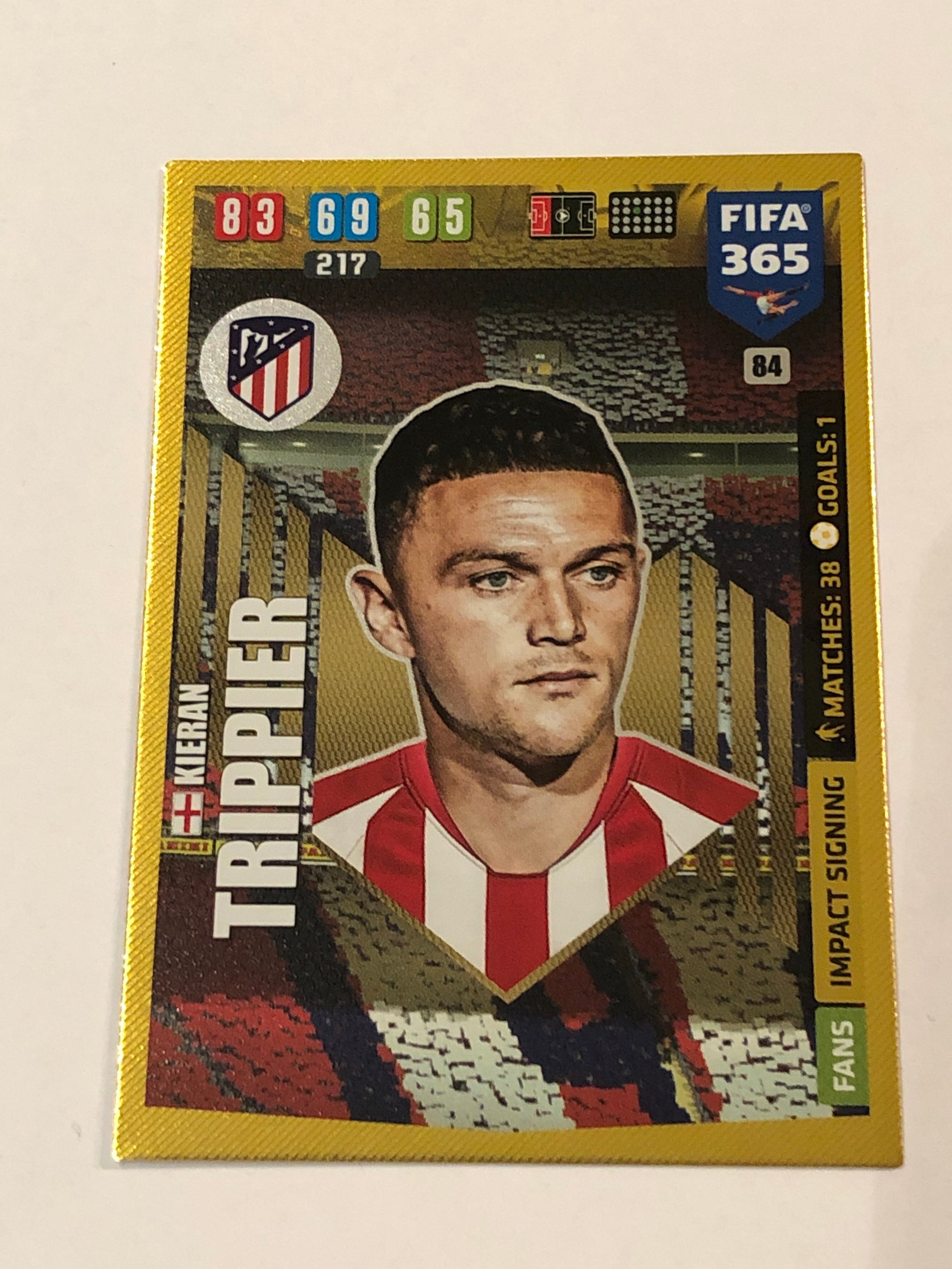 084. KIERAN TRIPPIER - ATLETICO MADRID - FANS IMPACT SIGNING