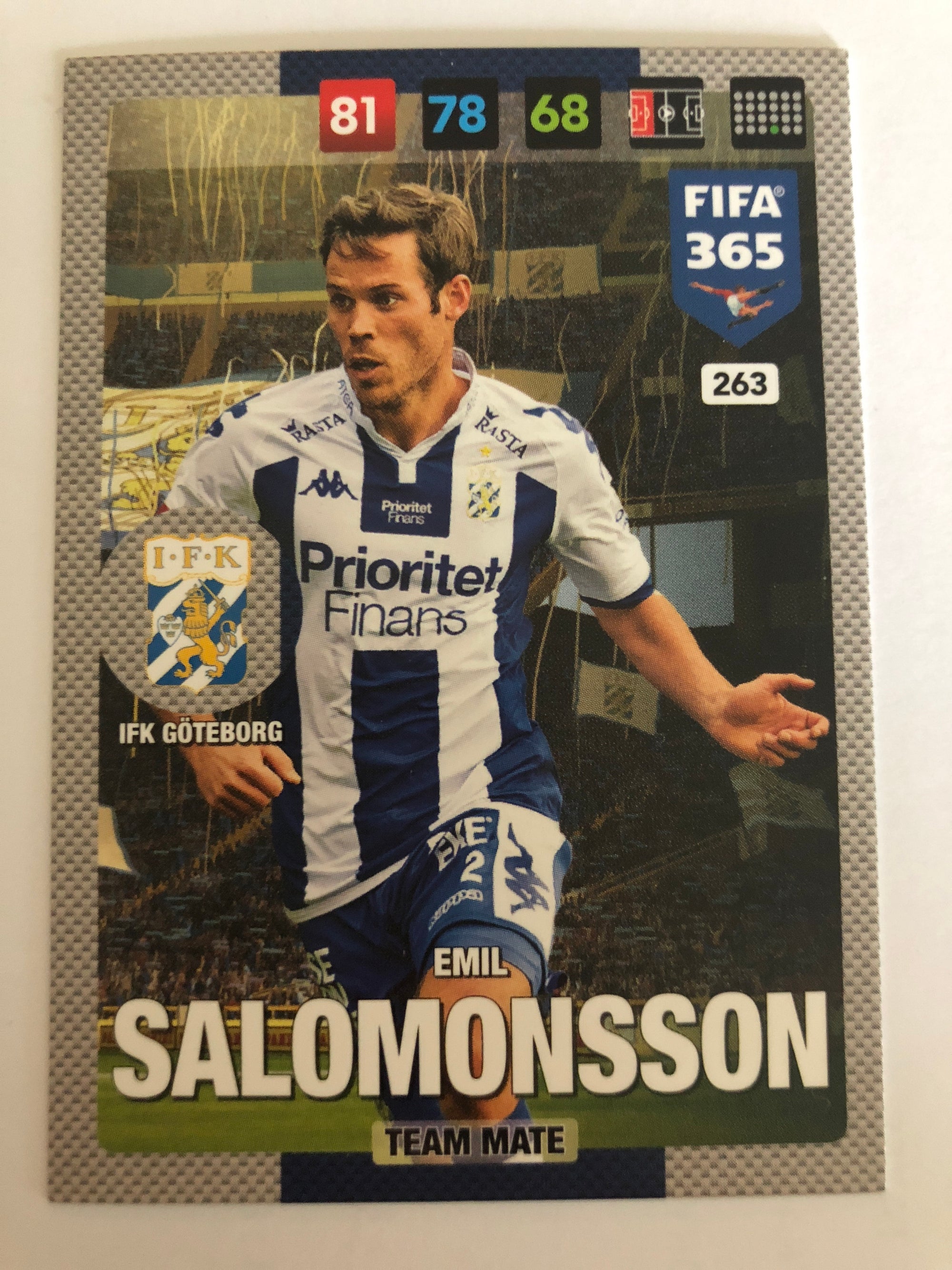 263. EMIL SALOMONSSON - IFK GÖTEBORG - TEAM MATE