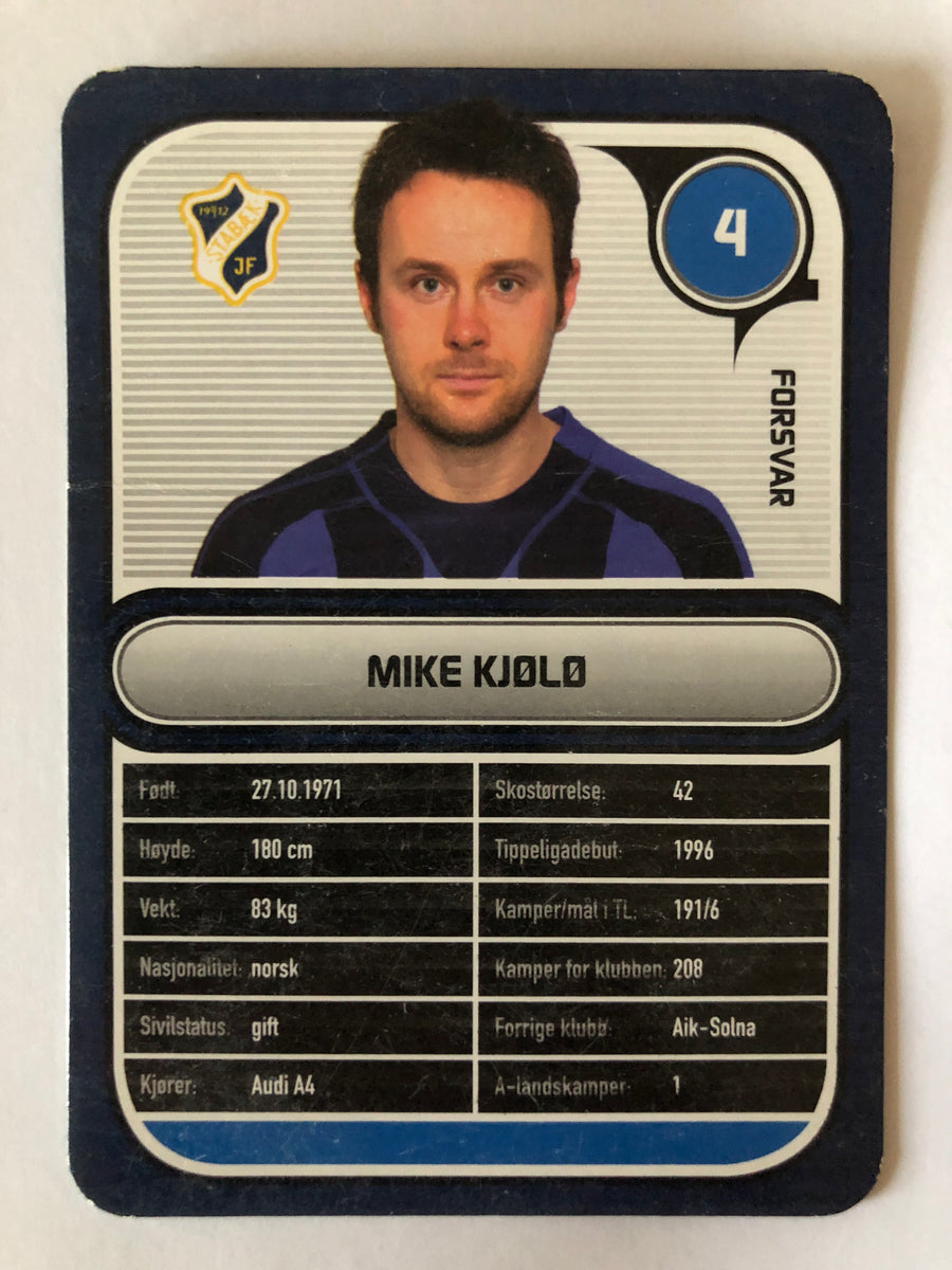 STABÆK 004. MIKE KJØLØ