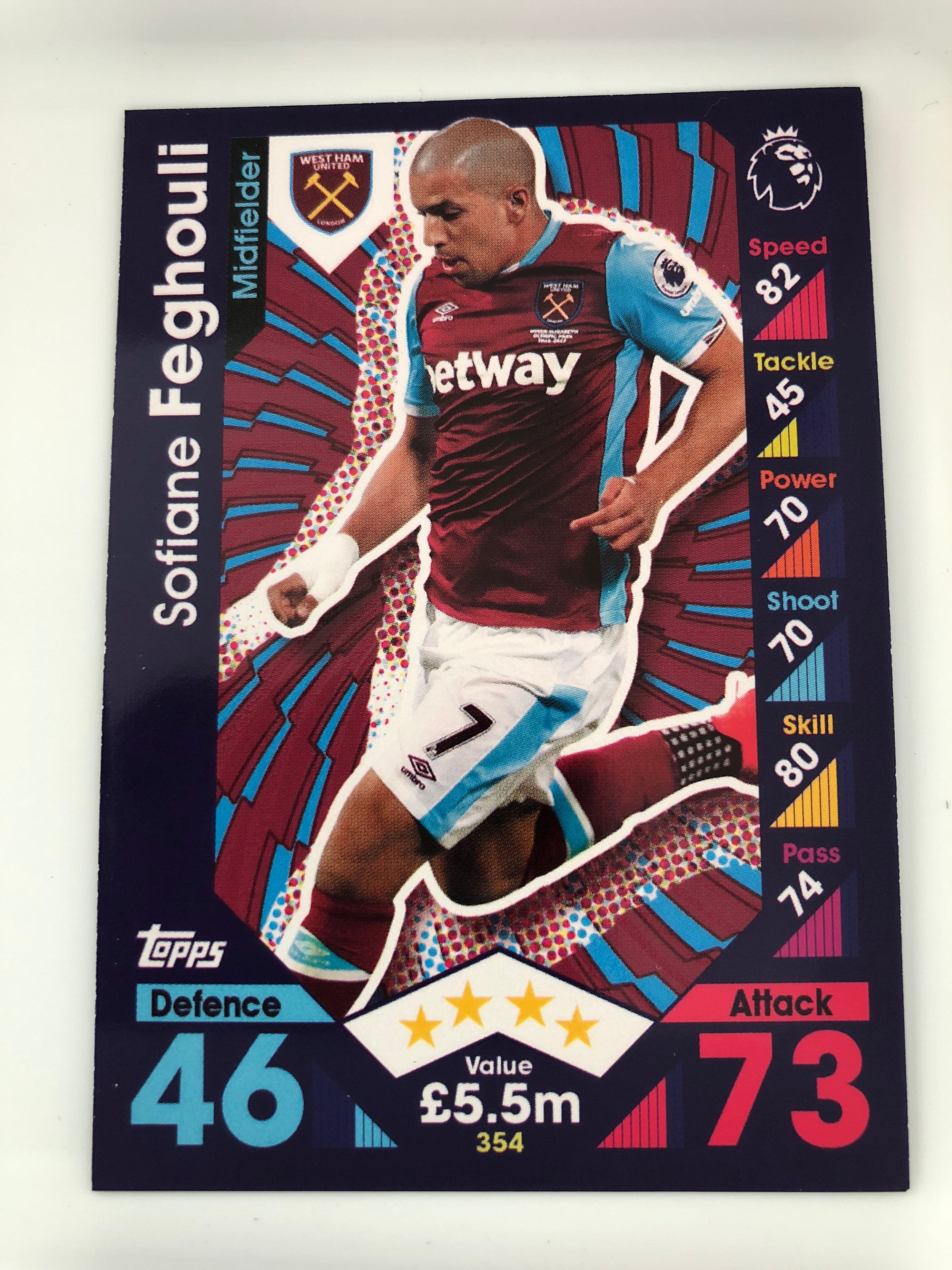 354. SOFIANE FEGHOULI - WEST HAM UNITED