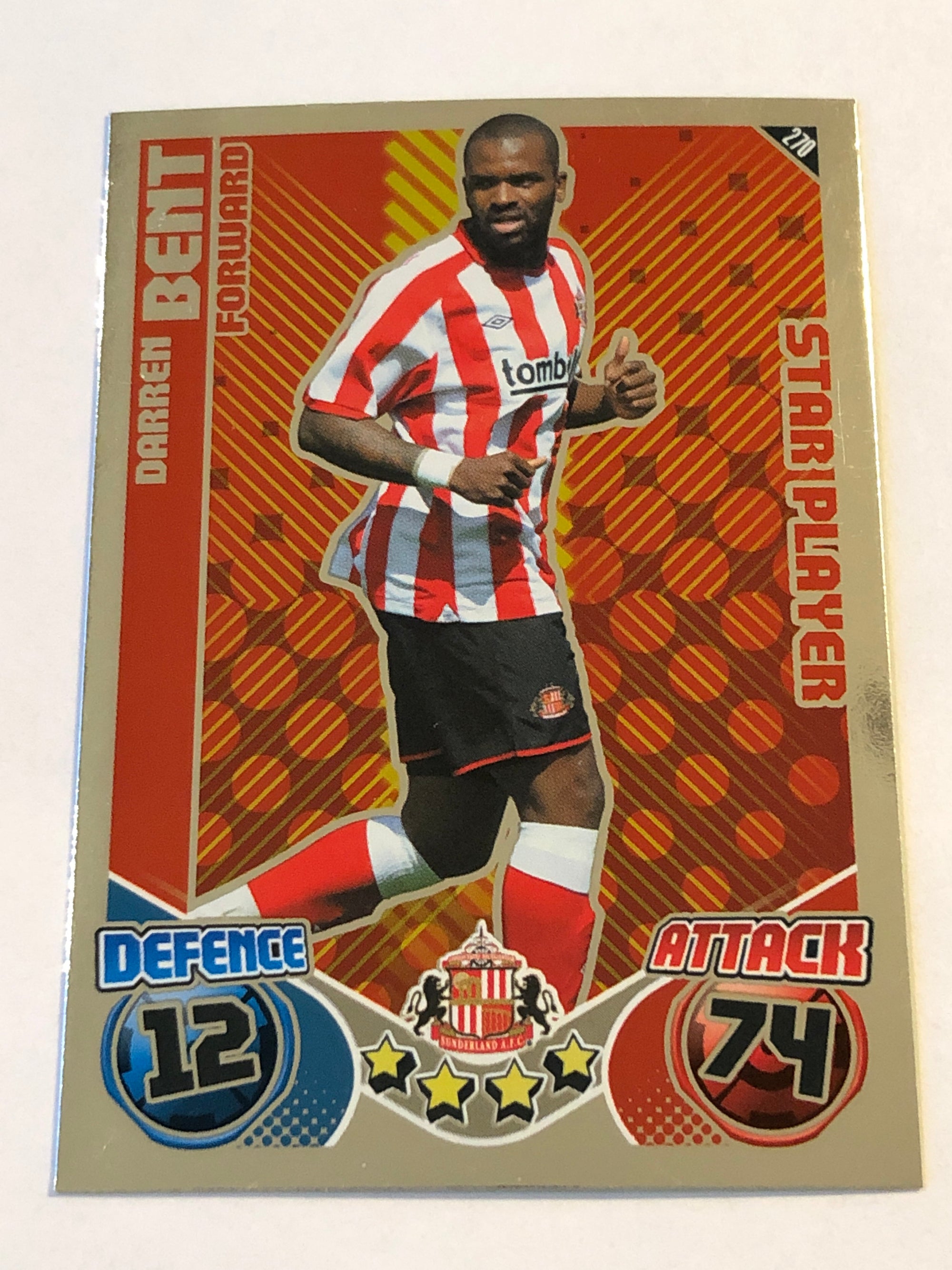 270. DARREN BENT - SUNDERLAND - STAR PLAYER