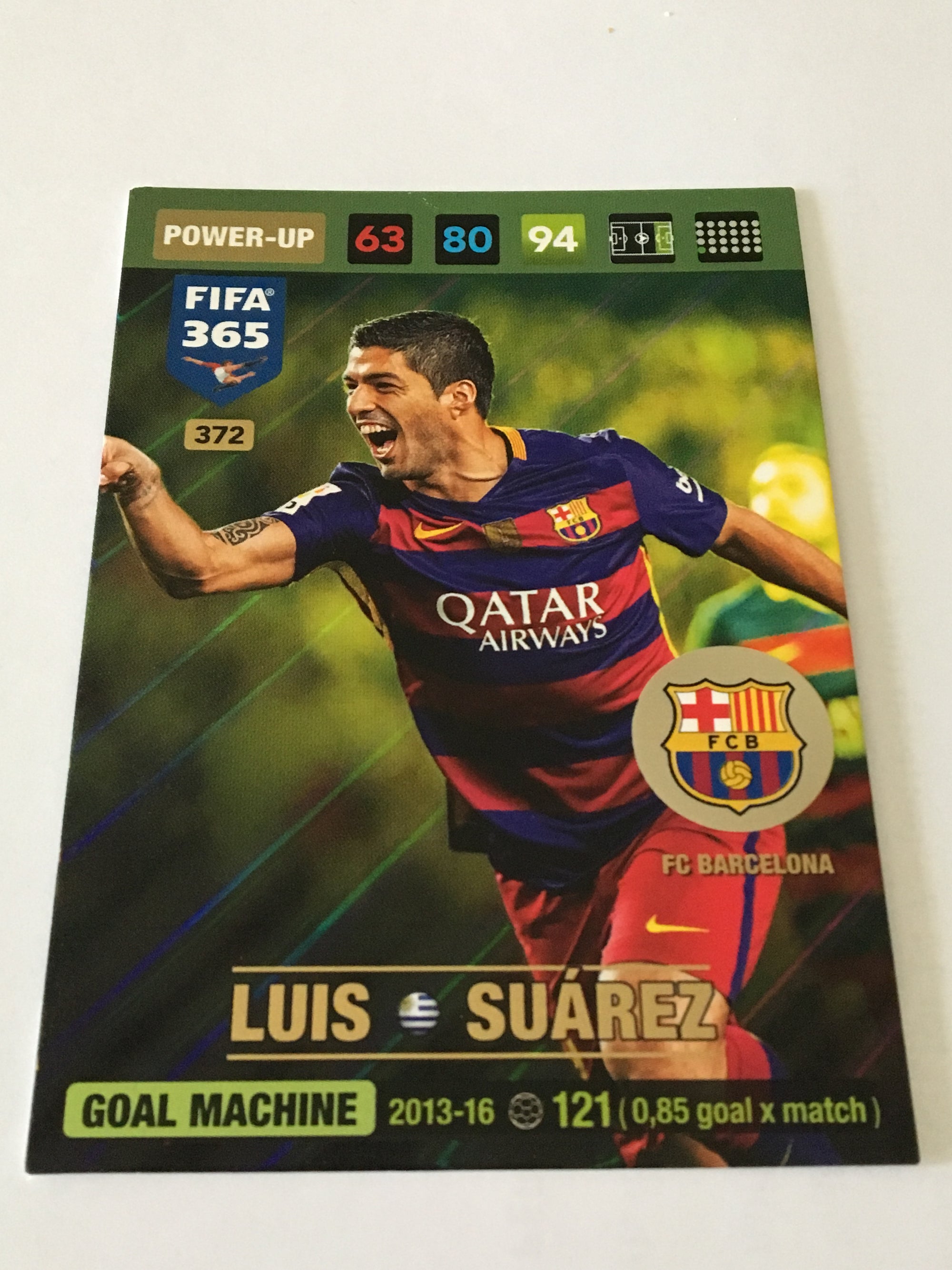 372. LUIS SUÁREZ - FC BARCELONA - POWER-UP - GOAL MACHINE