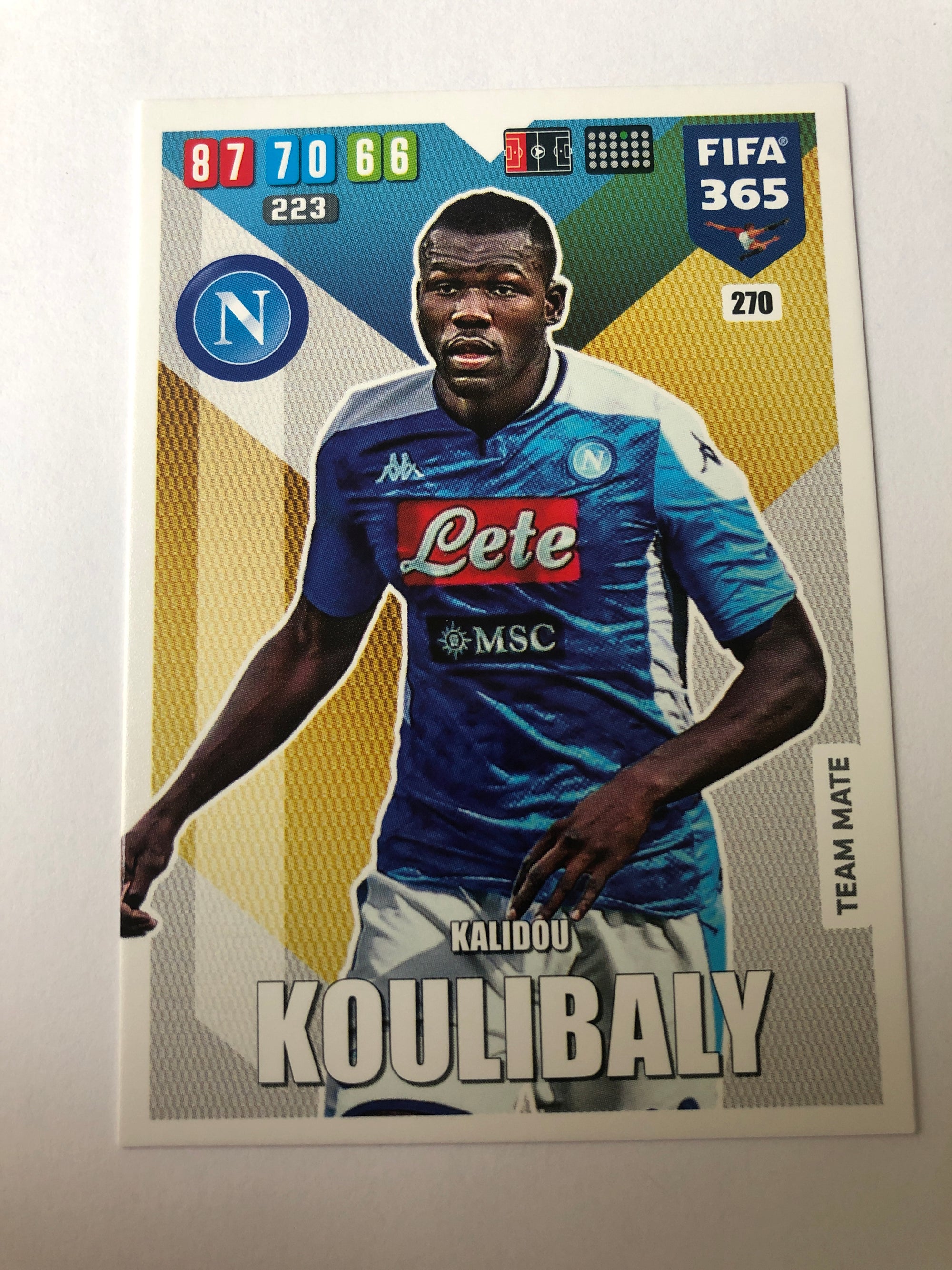 270. KALIDOU KOULIBALY - NAPOLI - TEAM MATE