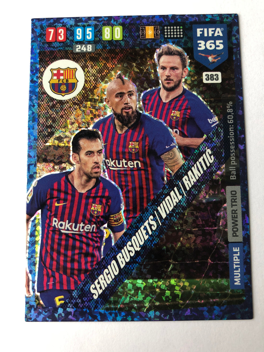 383. SERGIO BUSQUETS / VIDAL / RAKITIC - BARCELONA - MULTIPLE POWER TRIO