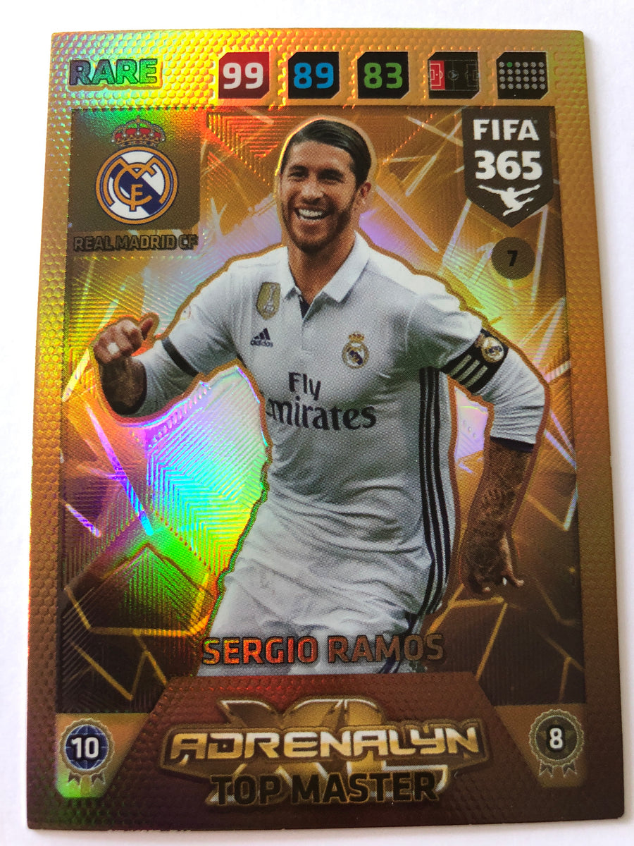 007. SERGIO RAMOS - REAL MADRID CF - RARE - ADRENALYN TOP MASTER