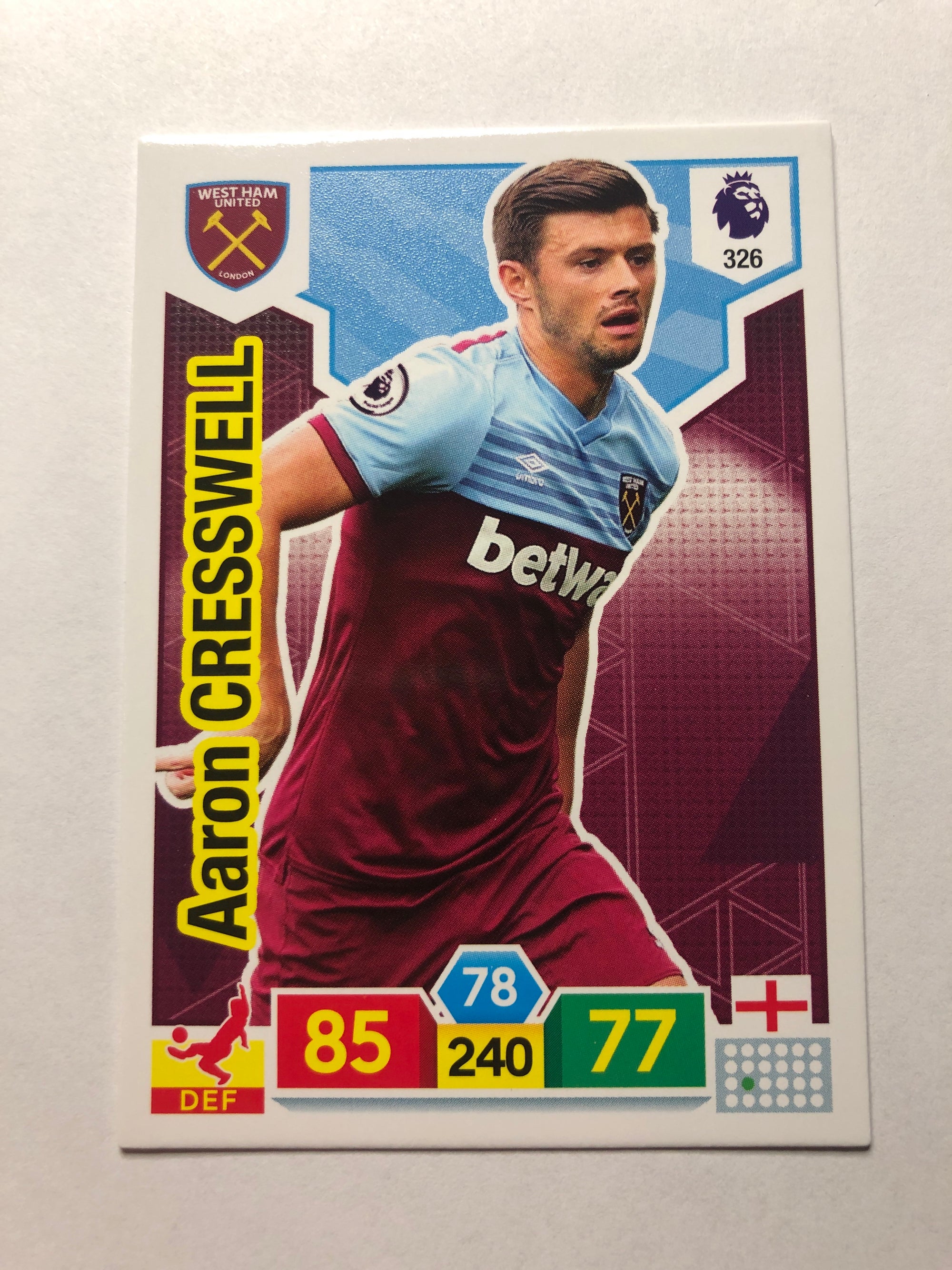 326. AARON CRESSWELL - WEST HAM