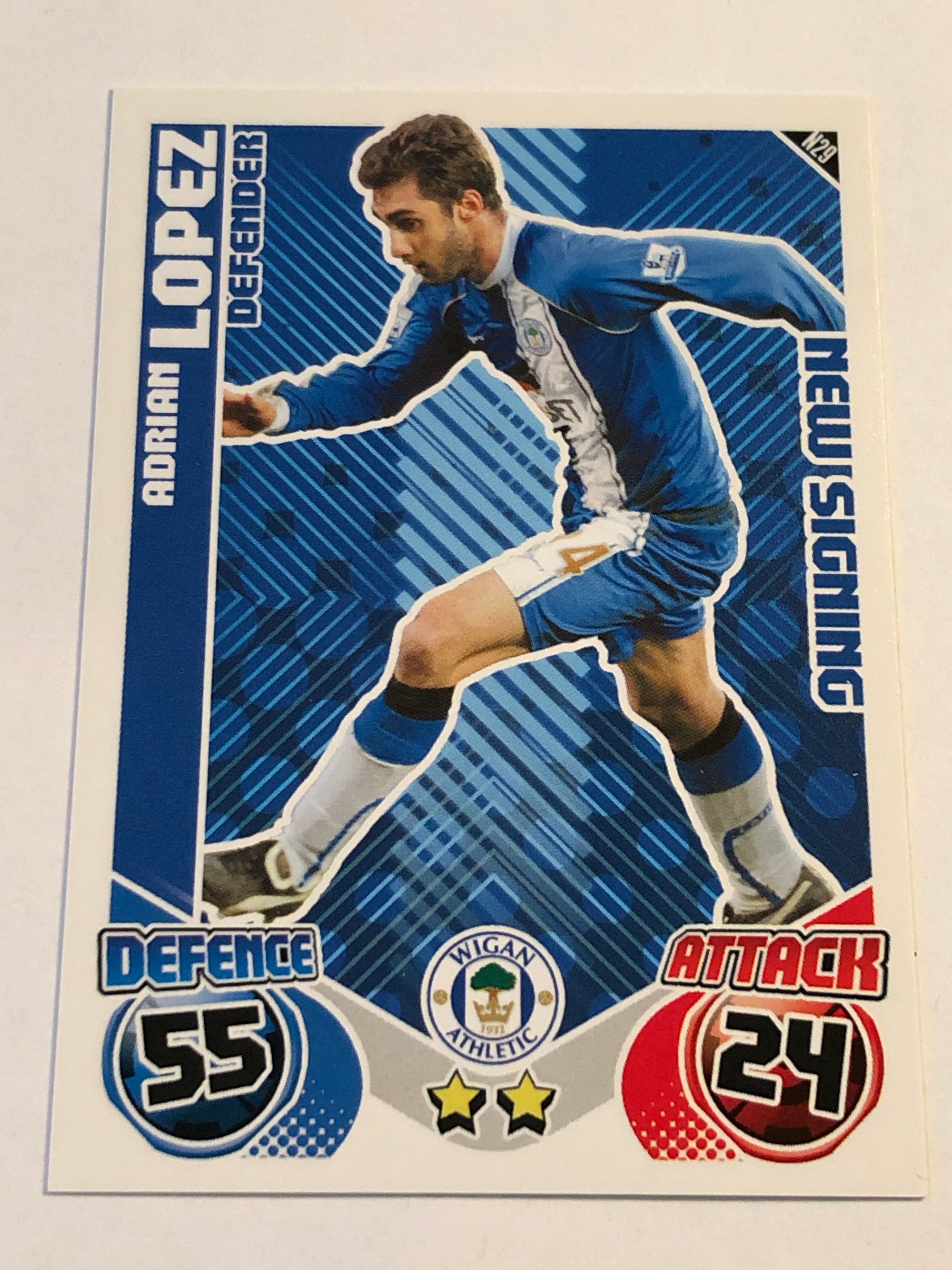 N29. ADRIAN LOPEZ - WIGAN - NEW SIGNNG