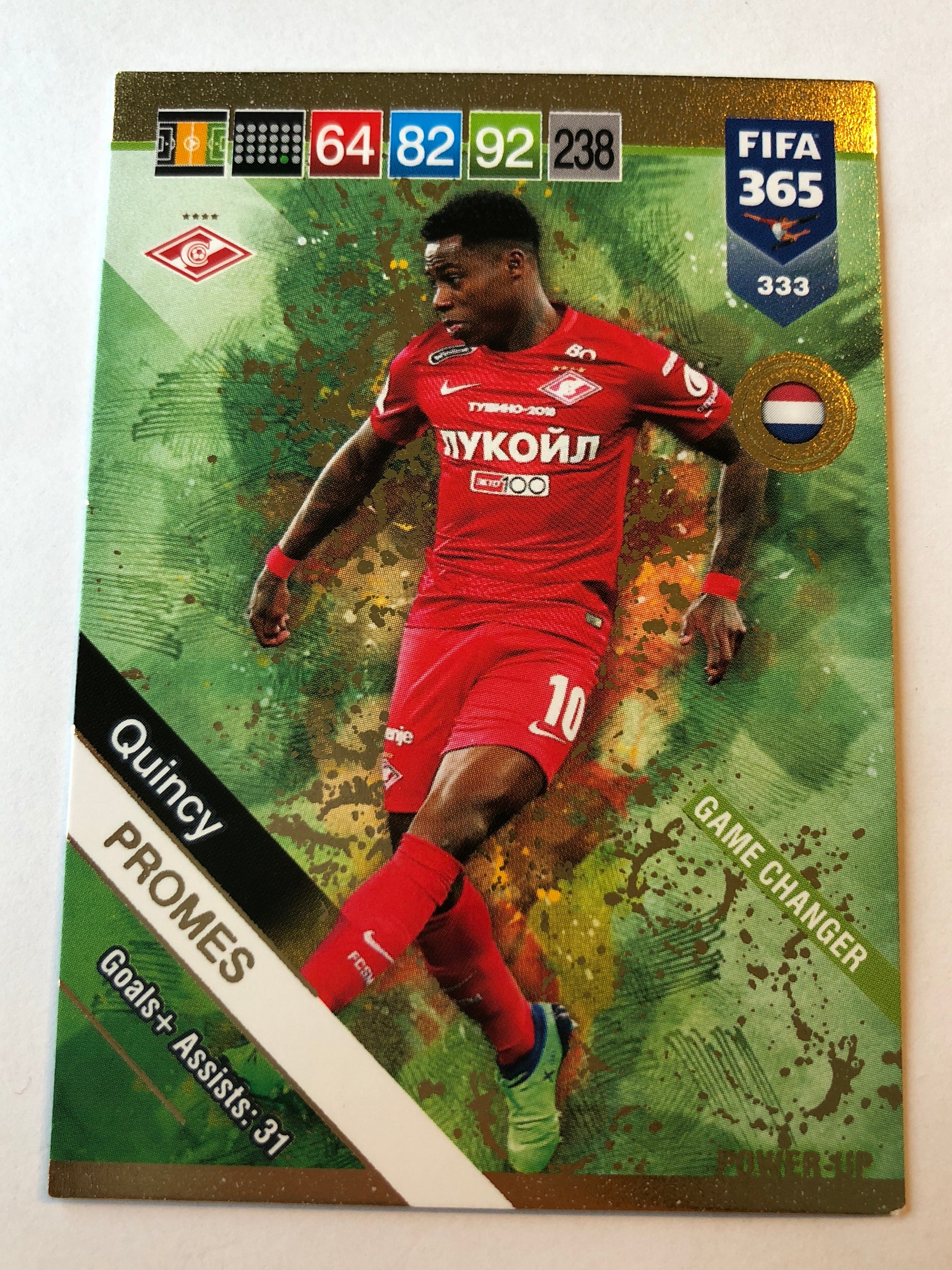 333. QUINCY PROMES - SPARTAK MOSKVA - GAME CHANGER