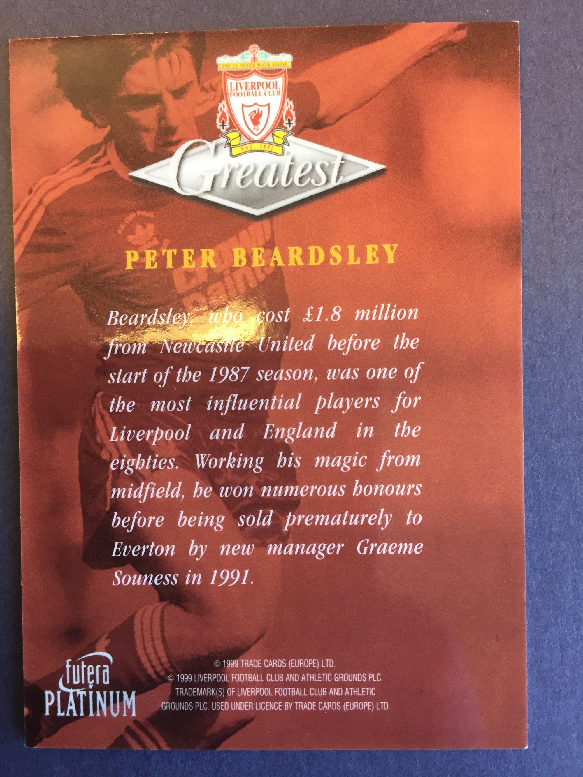 003. Peter Beardsley - Greatest - Liverpool