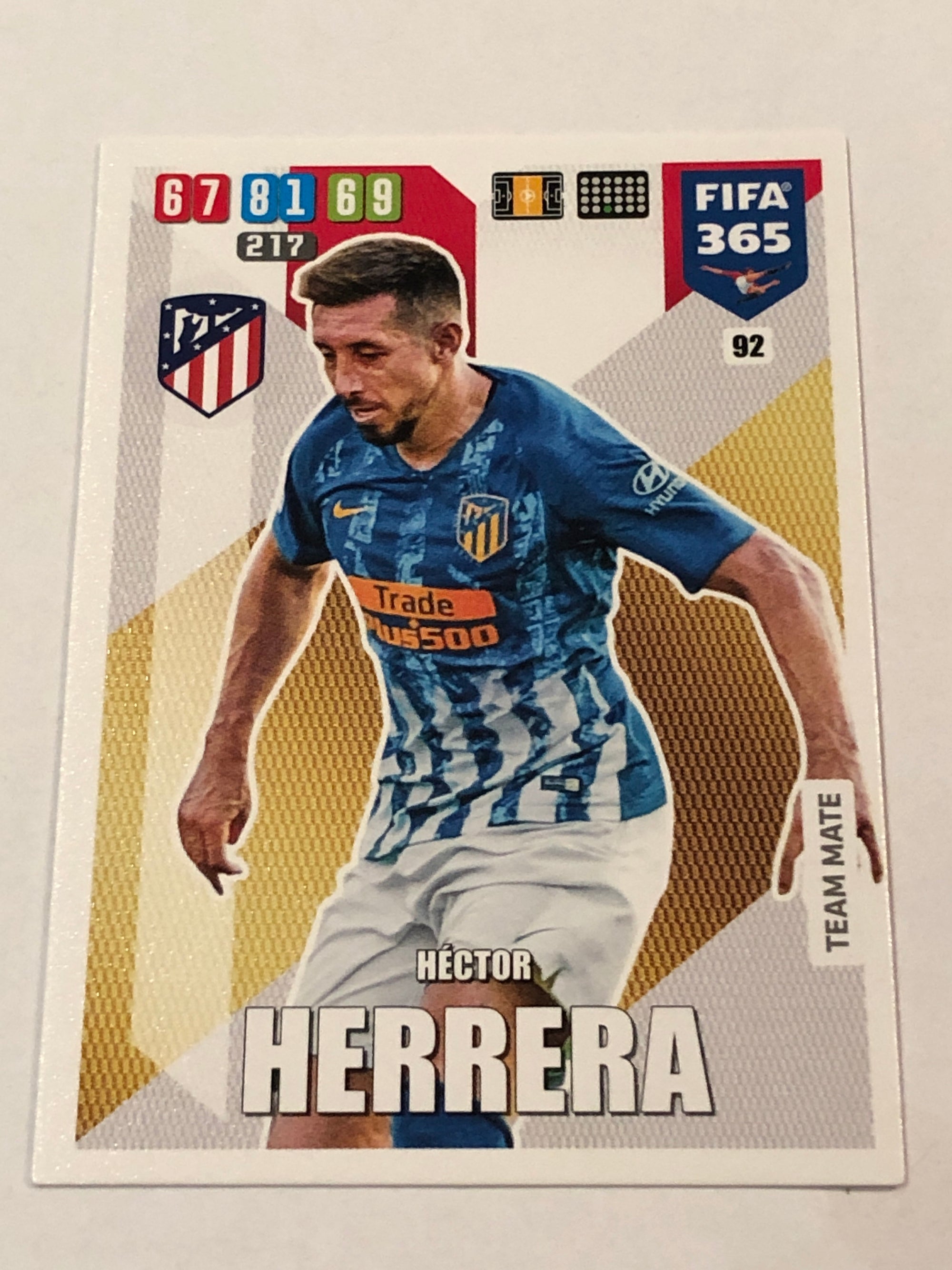 092. HECTOR HERRERA - ATLETICO DE MADRID - TEAM MATE