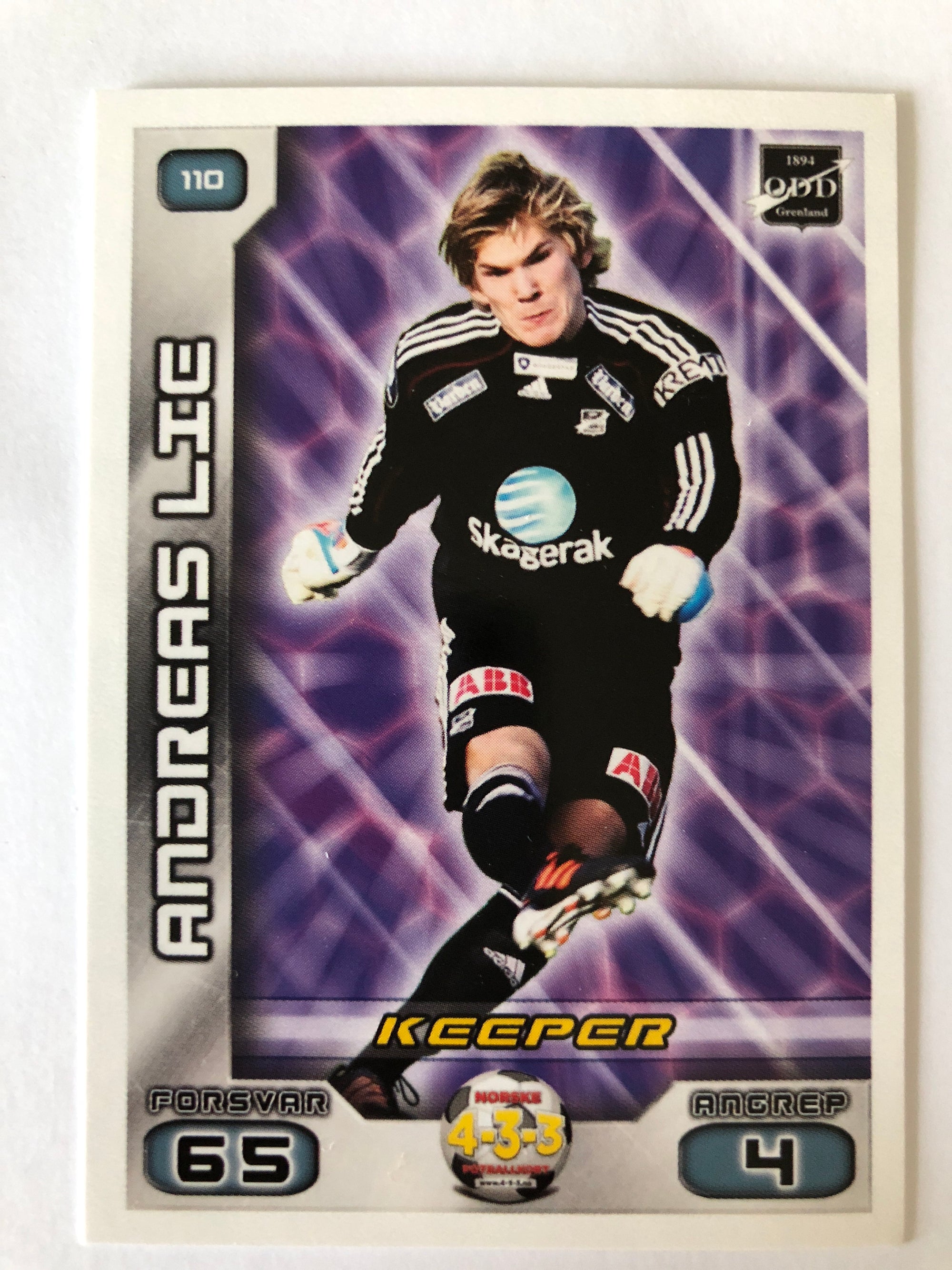 110. ANDREAS LIE - ODD BK