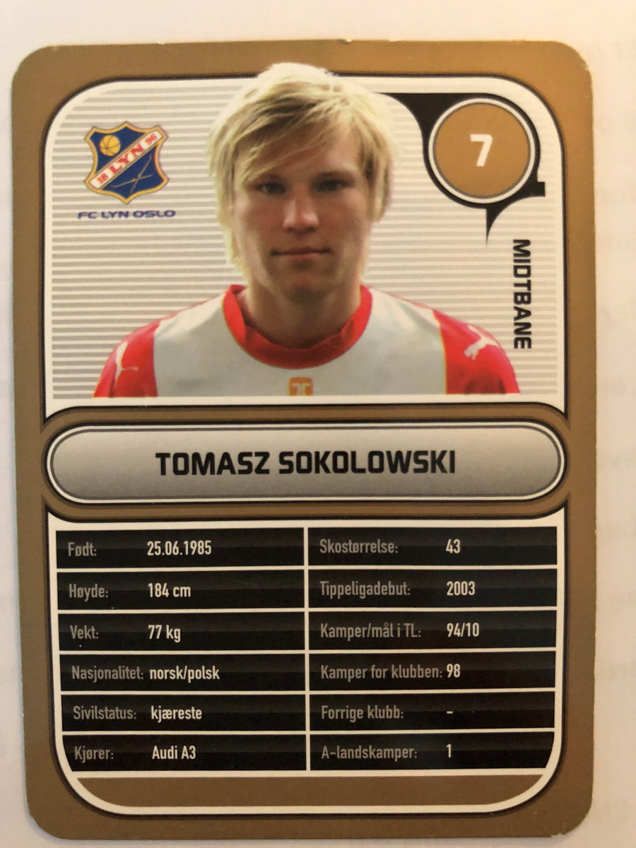 LYN 007. TOMASZ SOKOLOWSKI