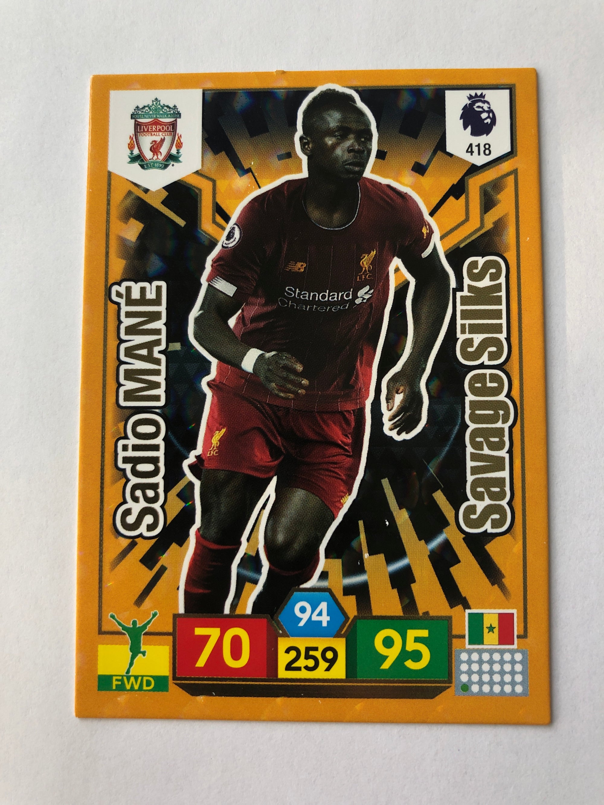 418. SADIO MANÉ - LIVERPOOL - SAVAGE SILKS
