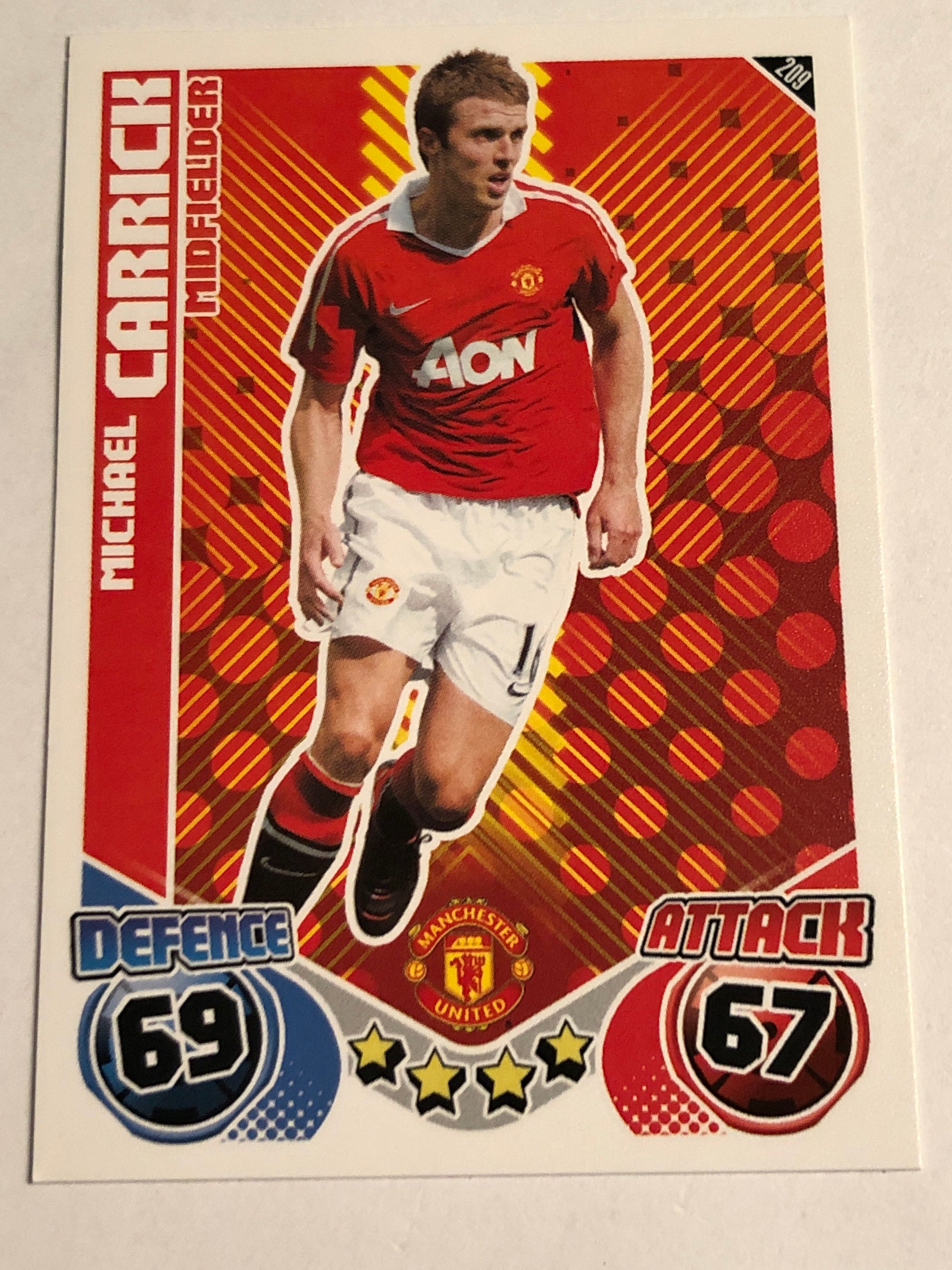 209. MICHAEL CARRICK - MANCHESTER UNITED