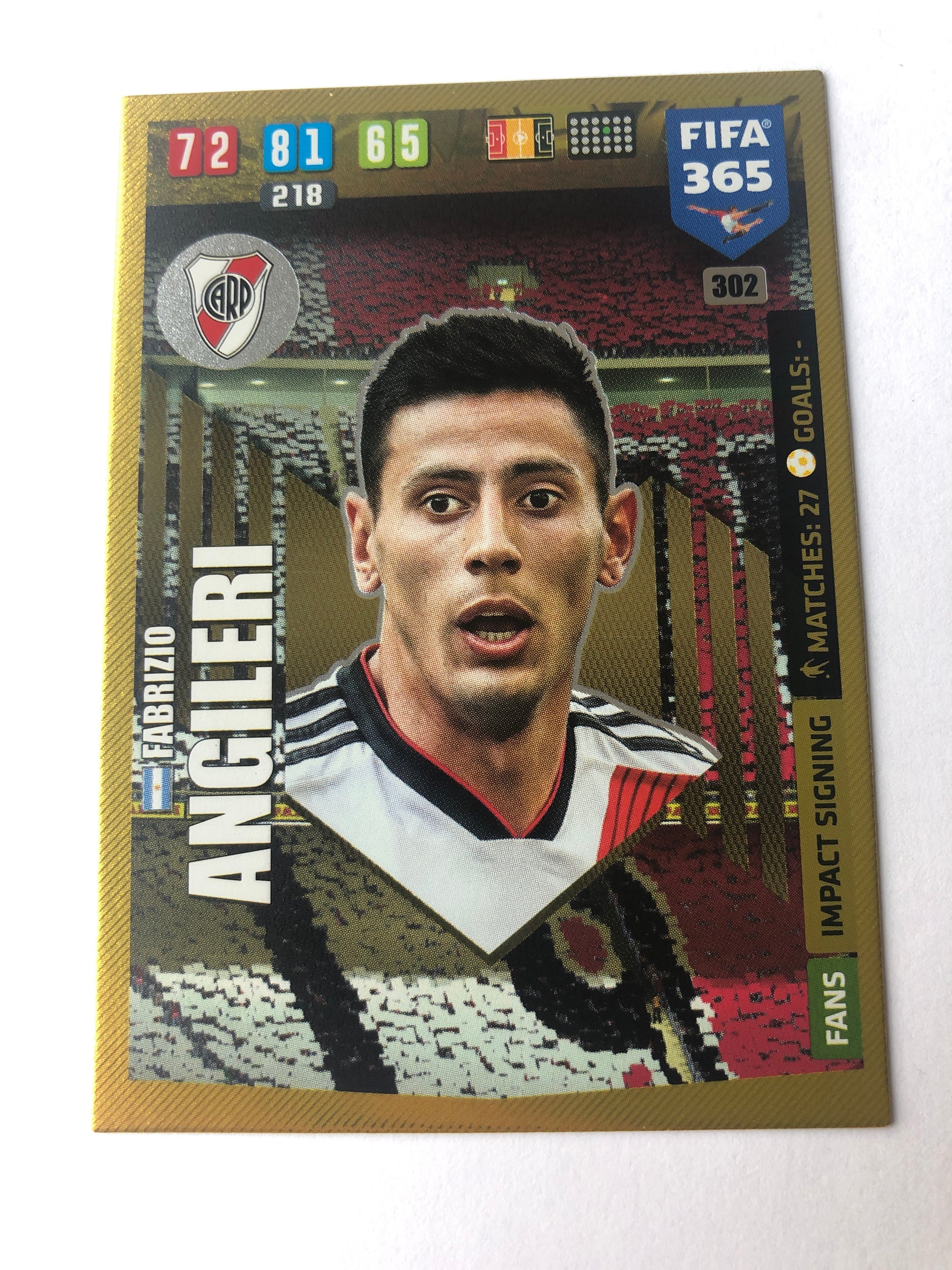 302. FABRIZIO ANGILERI - RIVER PLATE - FANS IMPACT SIGNING