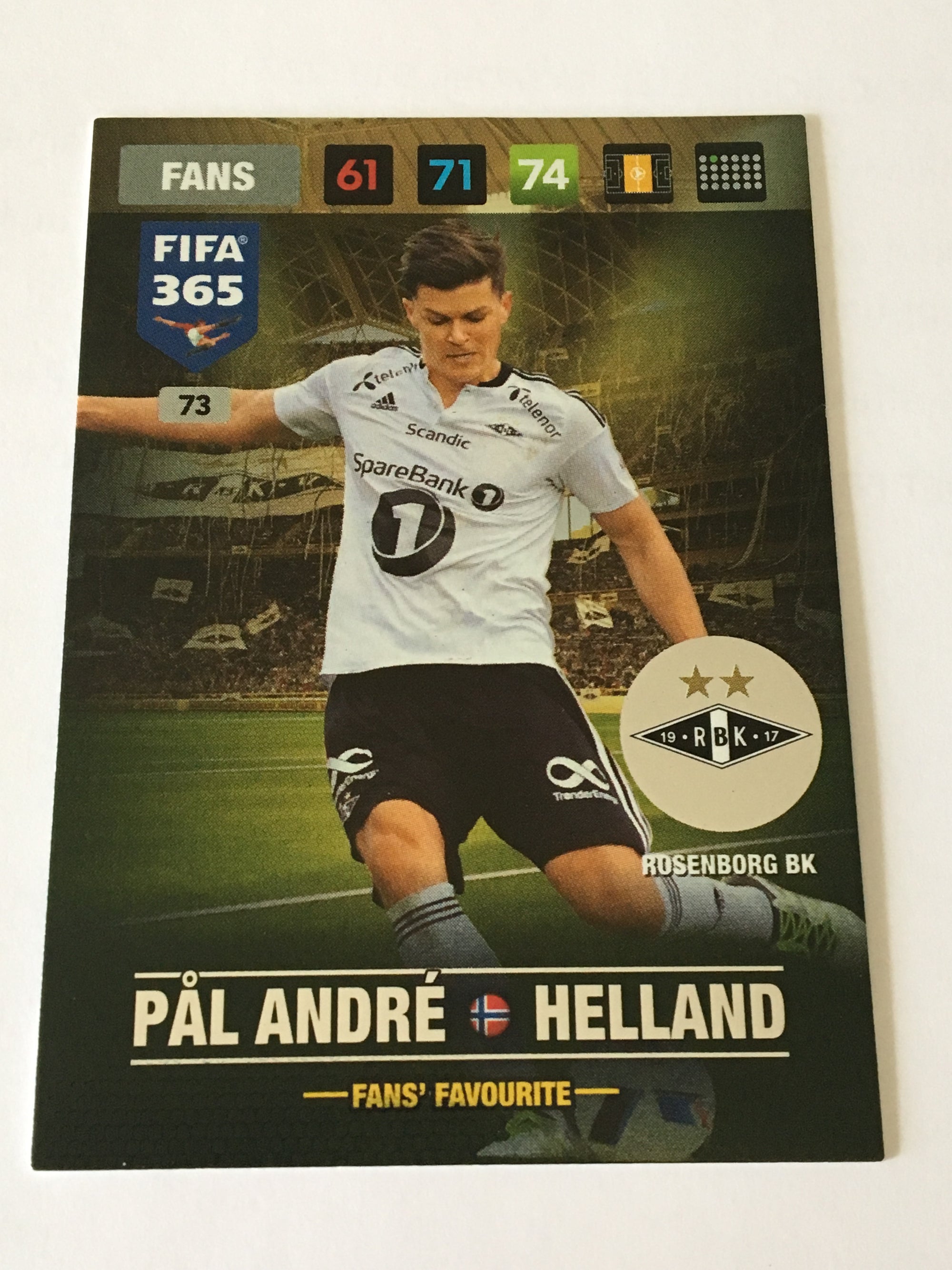 073. PÅL ANDRÉ HELLAND - ROSENBORG BK - FANS - FAN’S FAVOURITE
