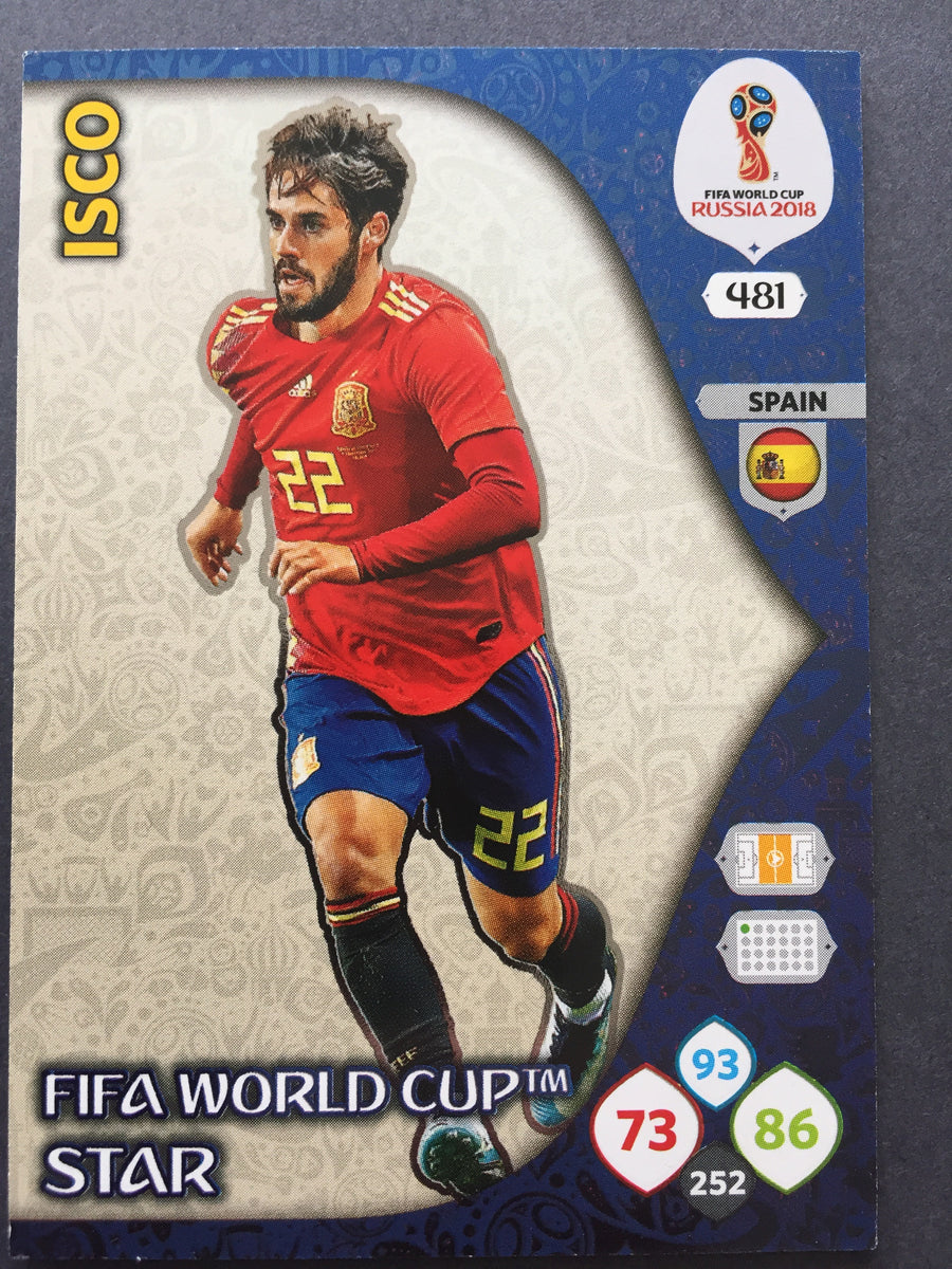 481. ISCO - SPAIN - WORLD CUP STAR