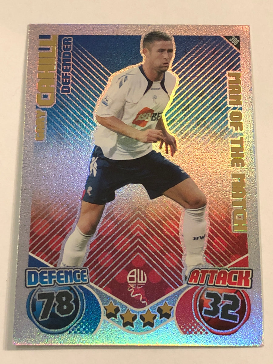 396. GARY CAHILL - BOLTON WANDERERS - MAN OF THE MATCH