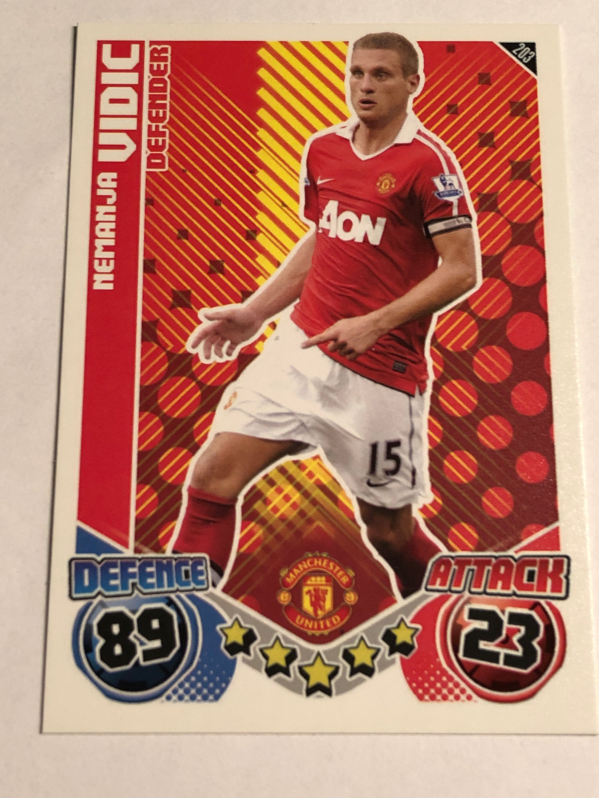 203. NAMANJA VIDIC - MANCHESTER UNITED