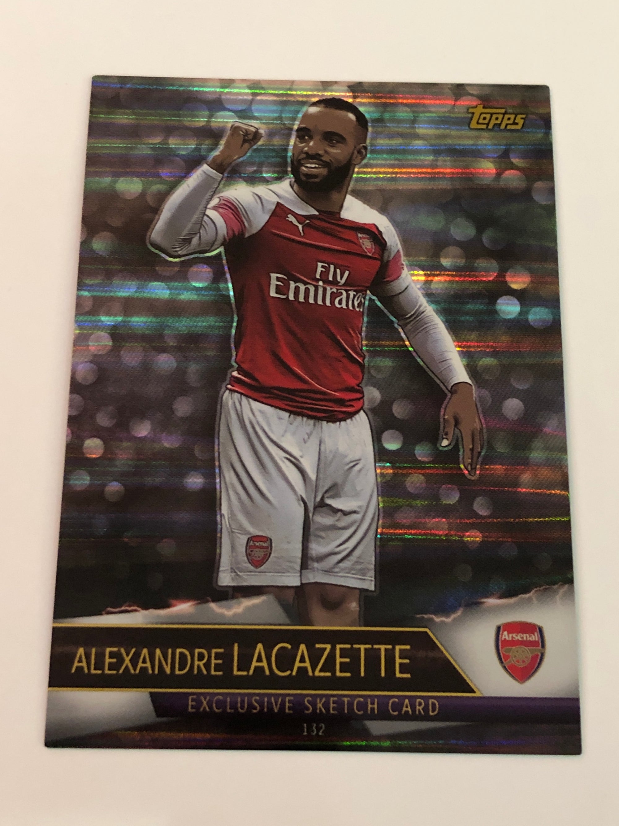132. ALEXANDRE LACAZETTE - ARSENAL - EXCLUSIVE SKETCH CARD