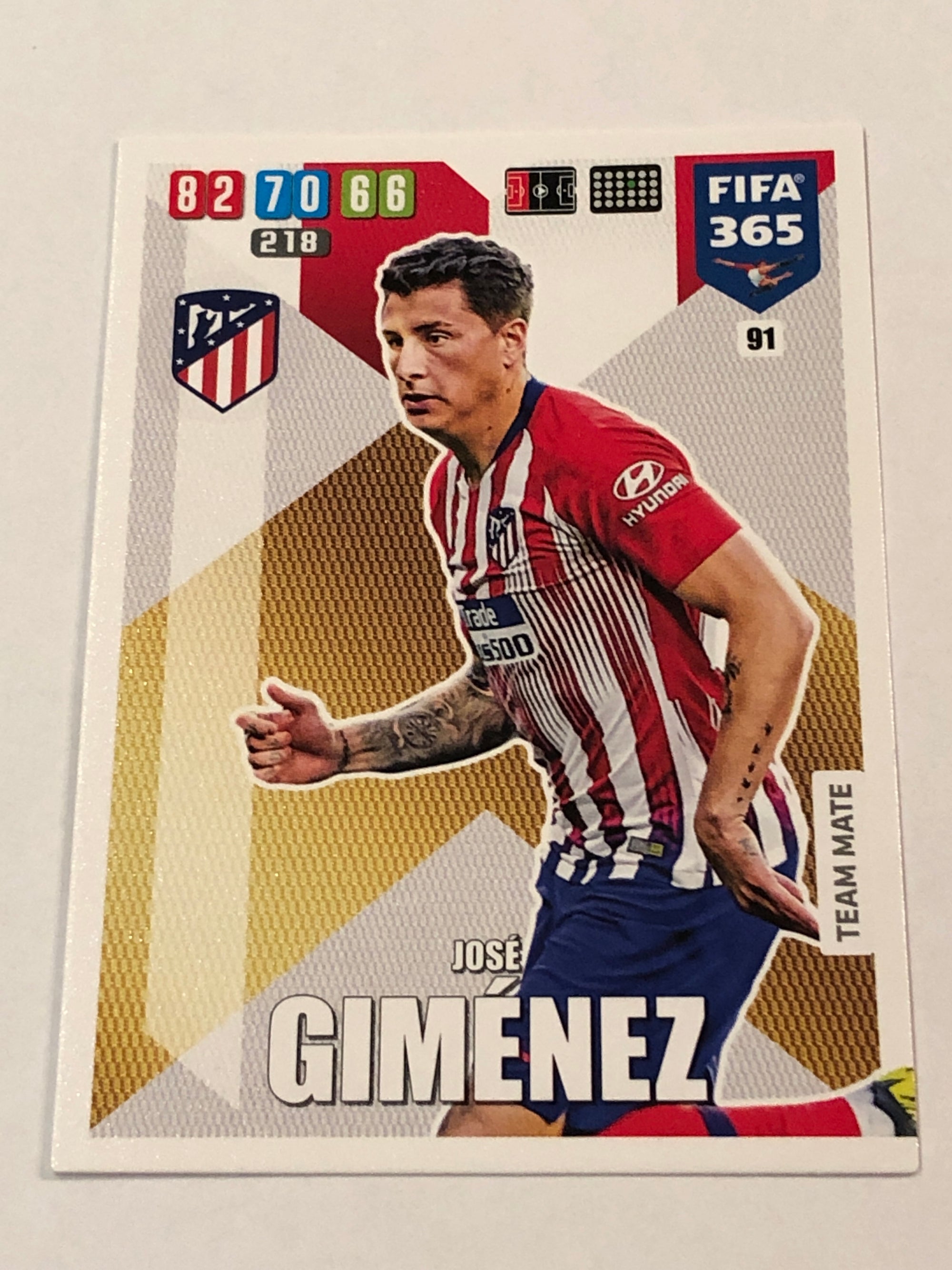 091. JOSE GIMENEZ - ATLETICO DE MADRID - TEAM MATE