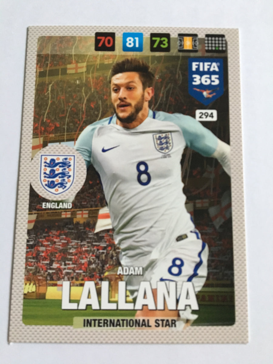294. ADAM LALLANA - ENGLAND - INTERNATIONAL STAR