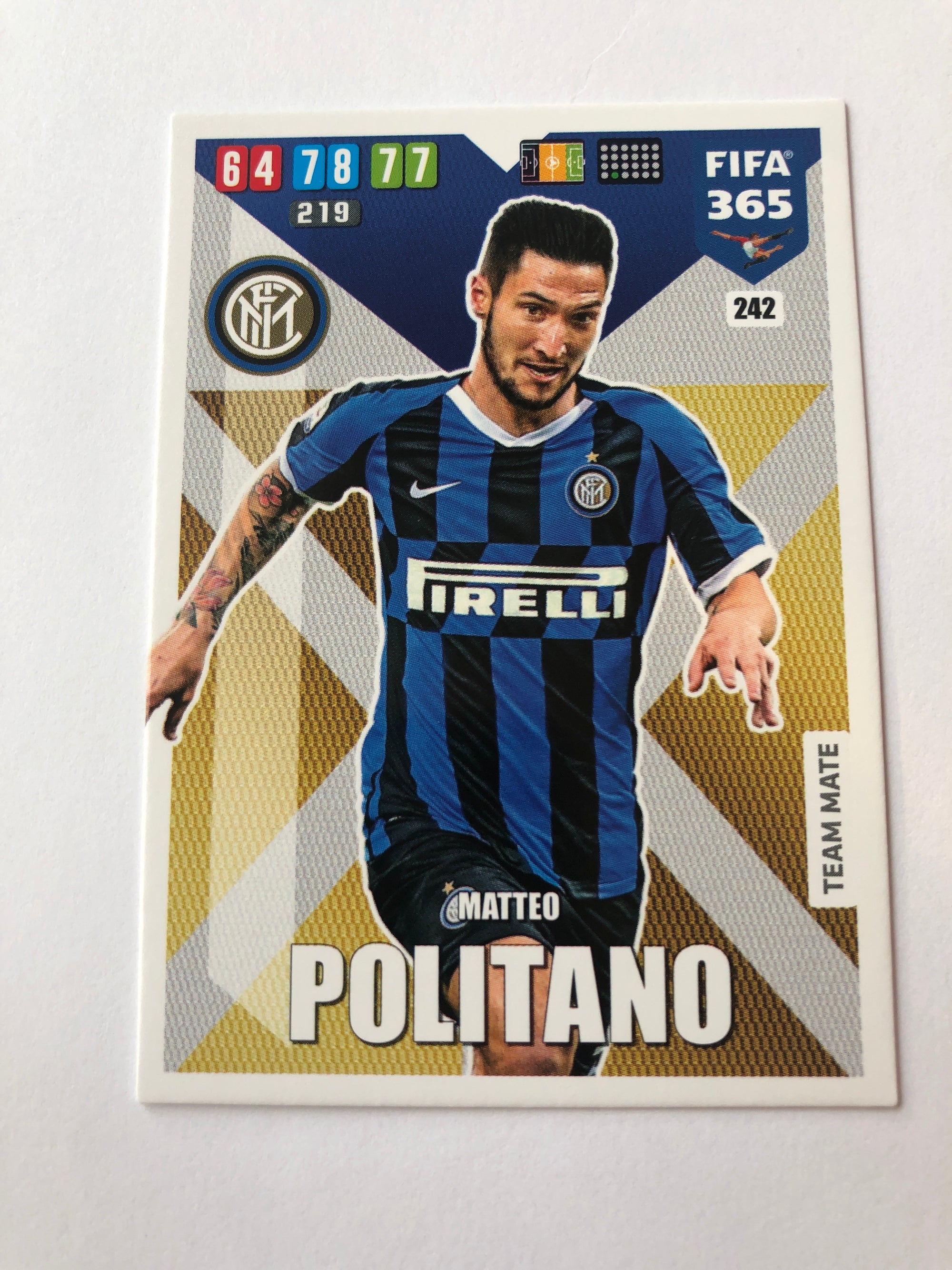 242. MATTEO POLITANO - INTER - TEAM MATE