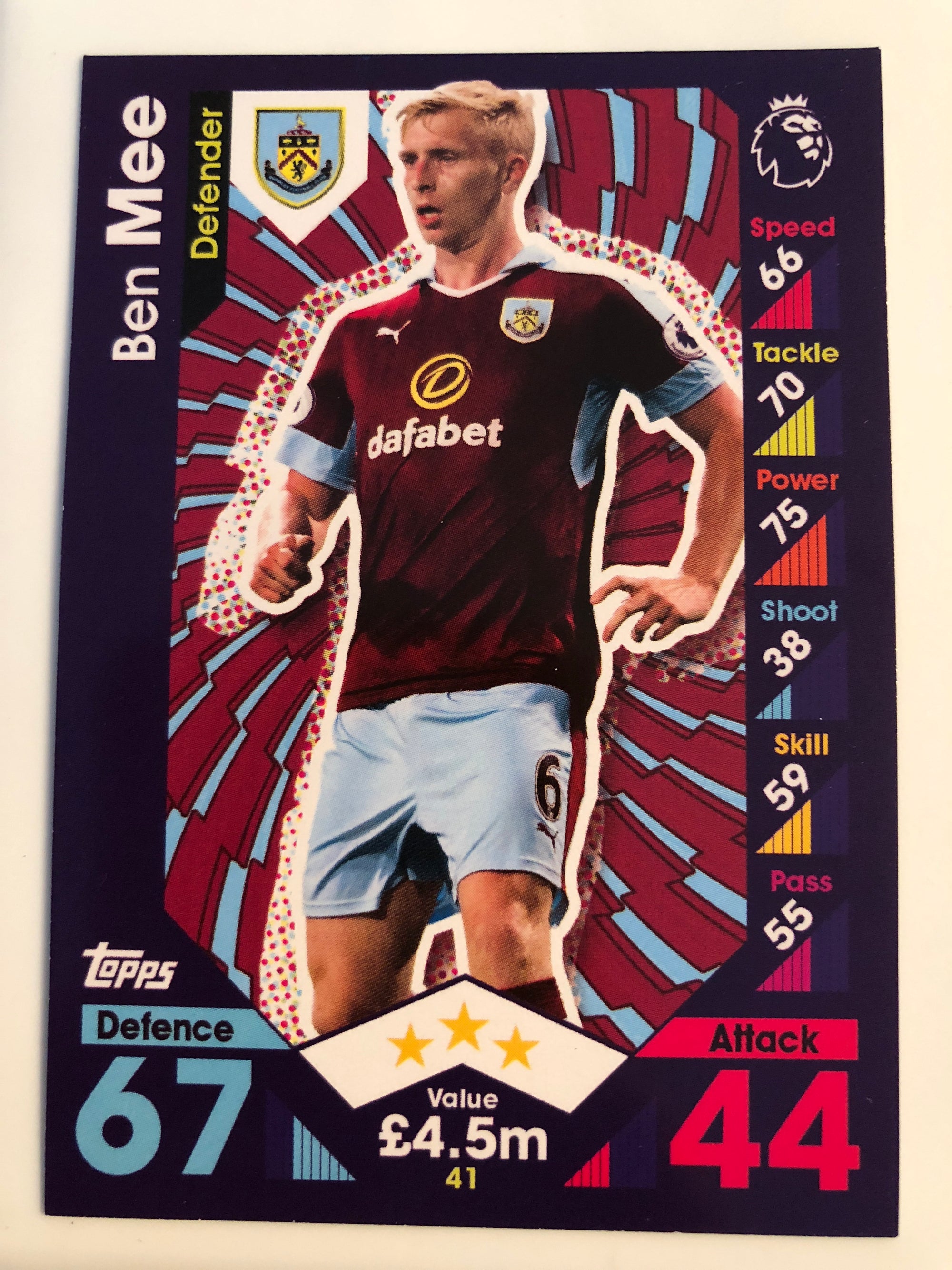 042. BEN MEE - BURNLEY