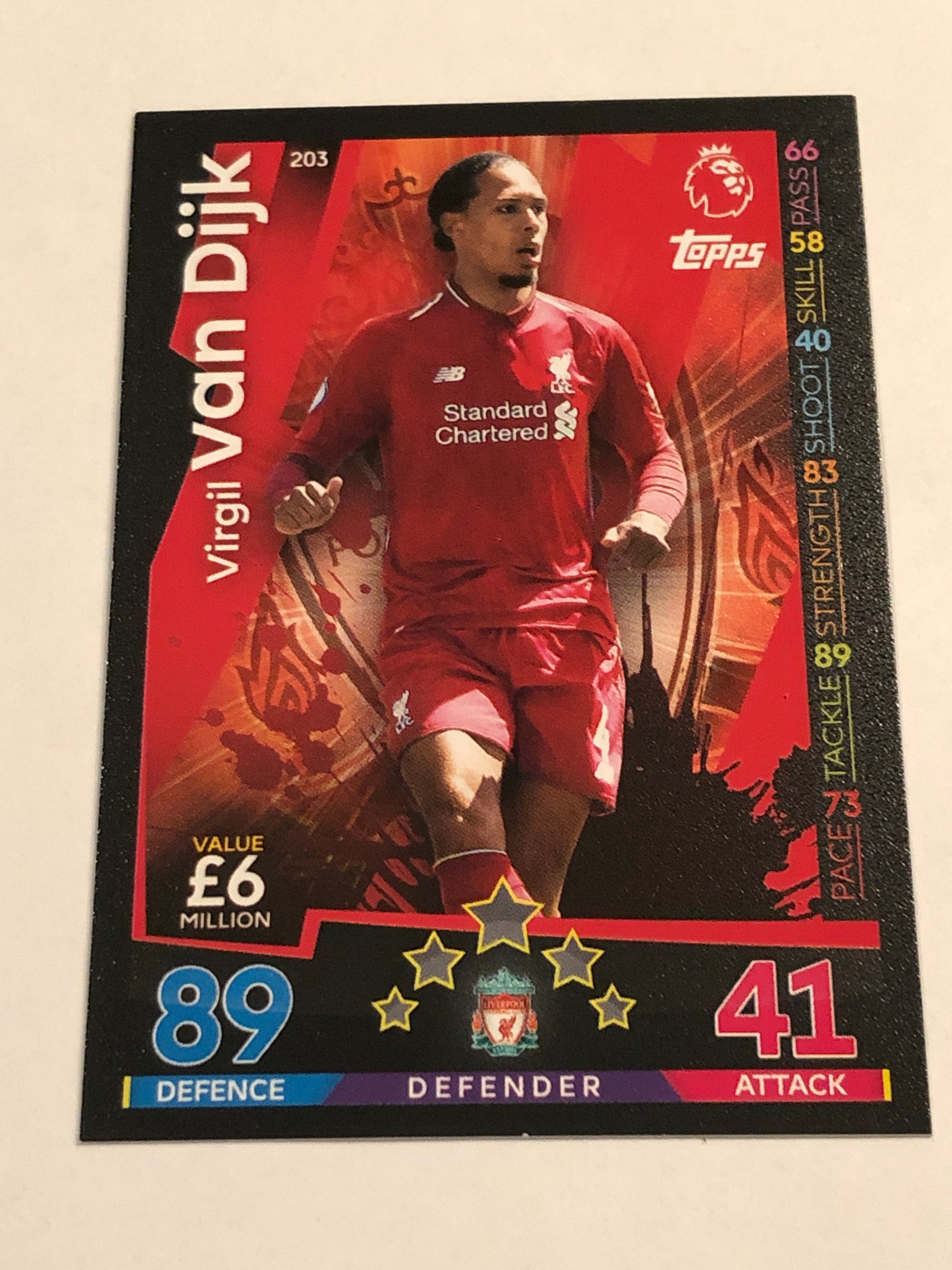203. VIRGIL VAN DIJK - LIVERPOOL