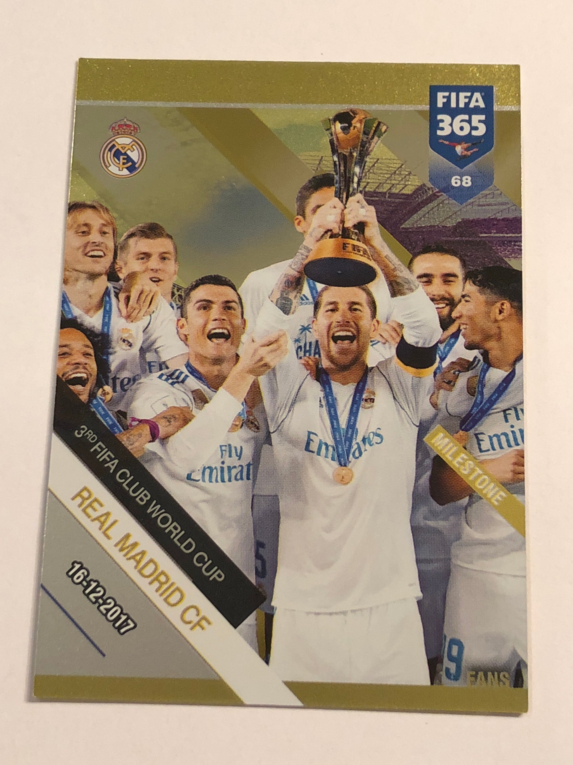 068. 3RD FIFA CLUB WORLD CUP - REAL MADRID - MILESTONE