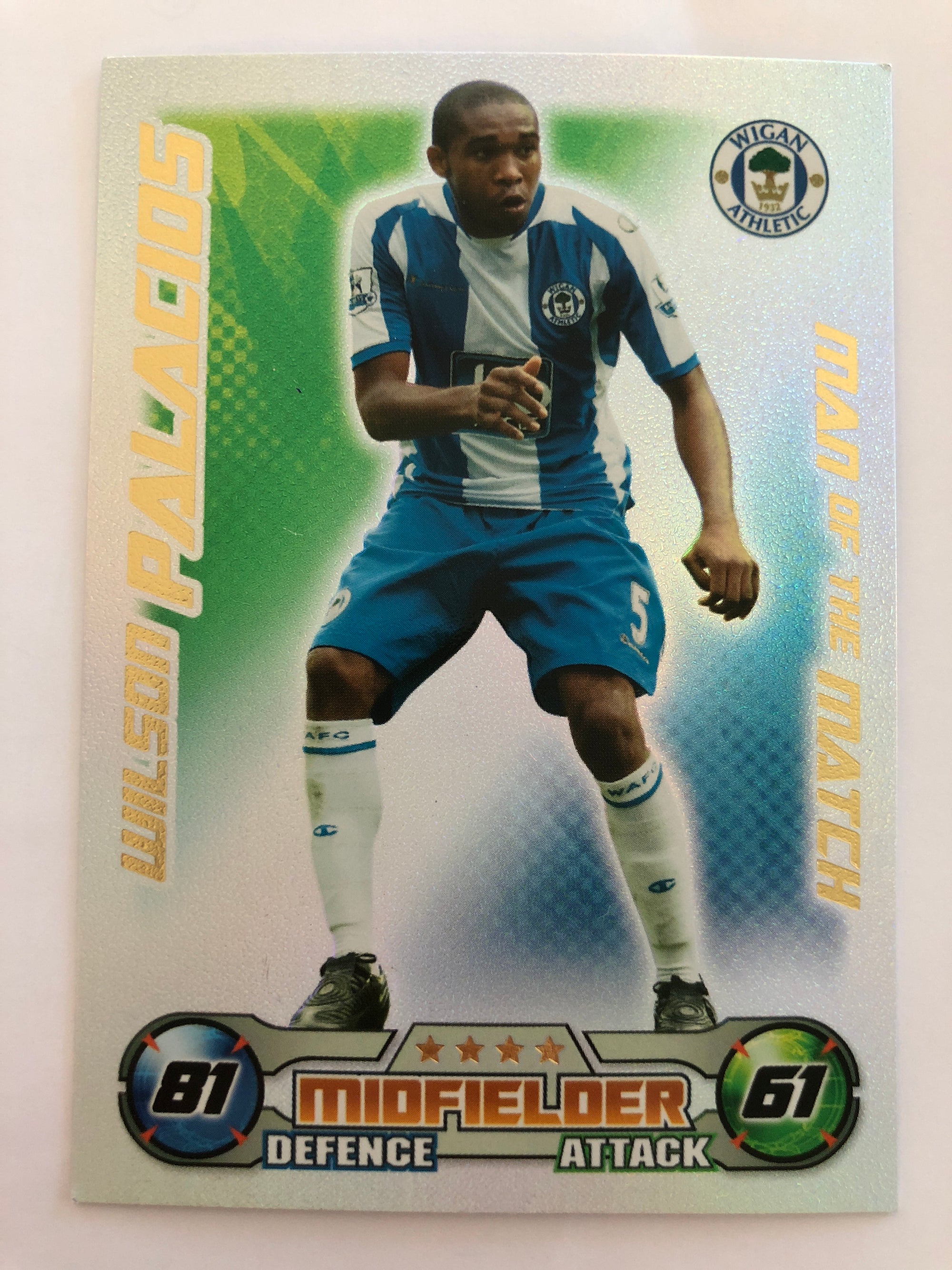 MOM059. WILSON PALACIOS - WIGAN - MAN OF THE MATCH