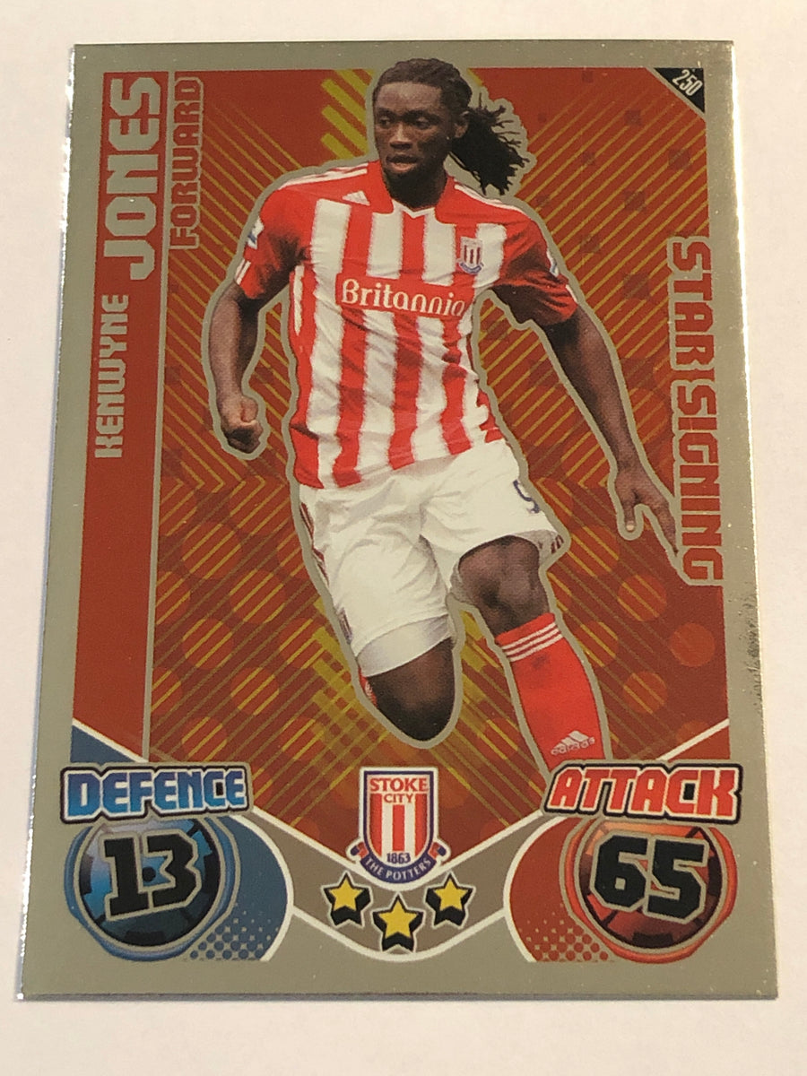 250. KENWYNE JONES - STOKE CITY - STAR SIGNING