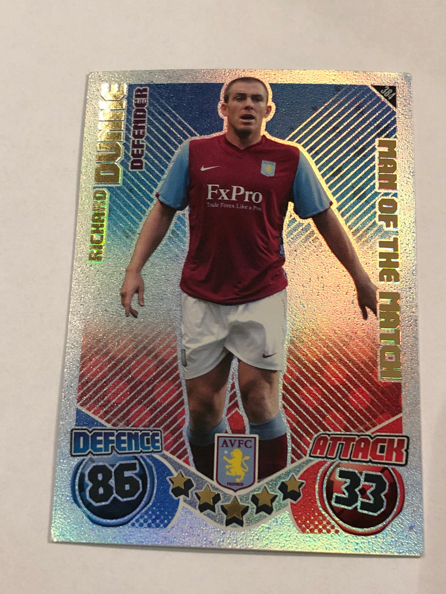 384. RICHARD DUNNE - ASTON VILLA - MAN OF THE MATCH