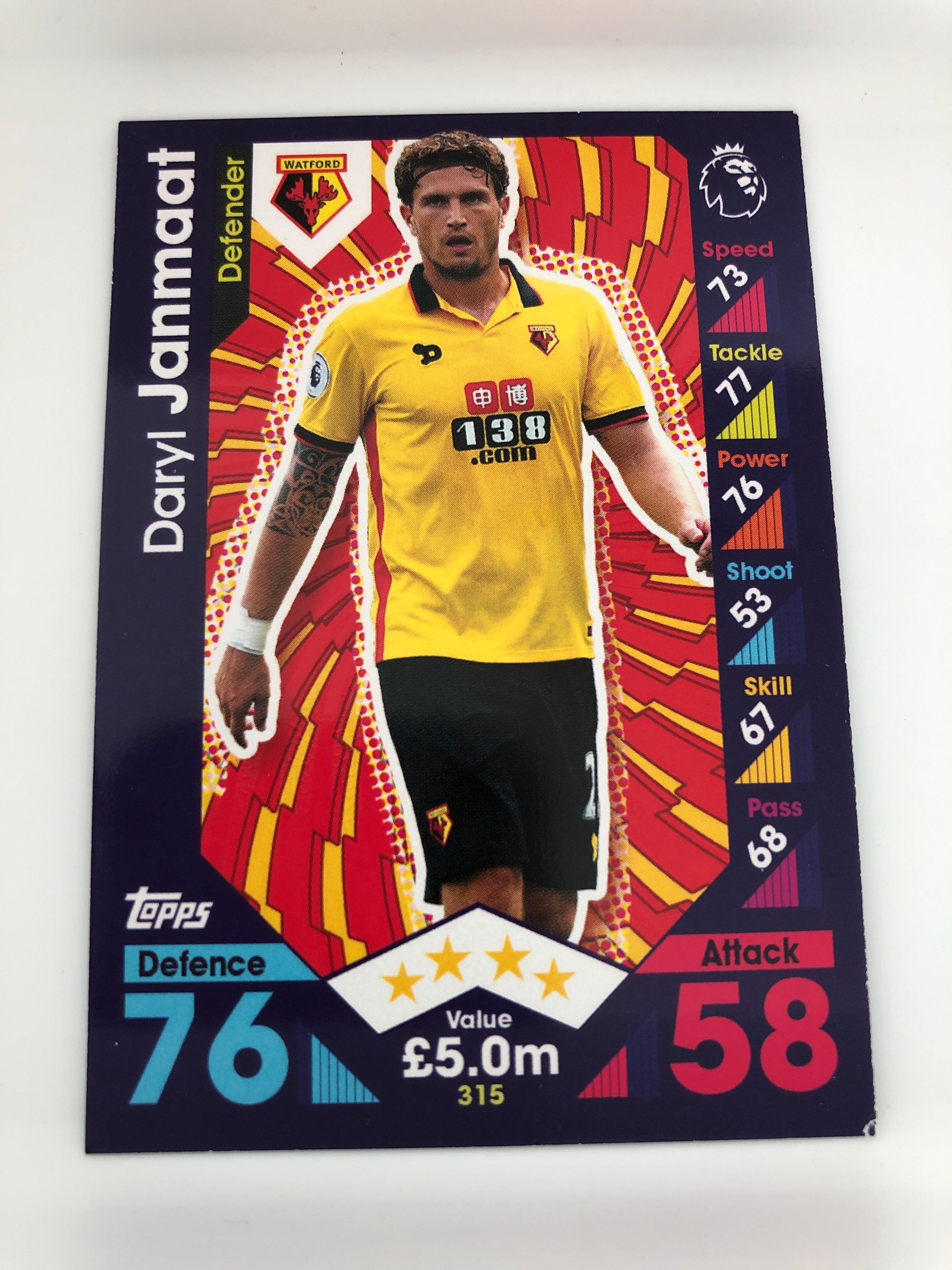 315. DARYL JANMAAT - WATFORD