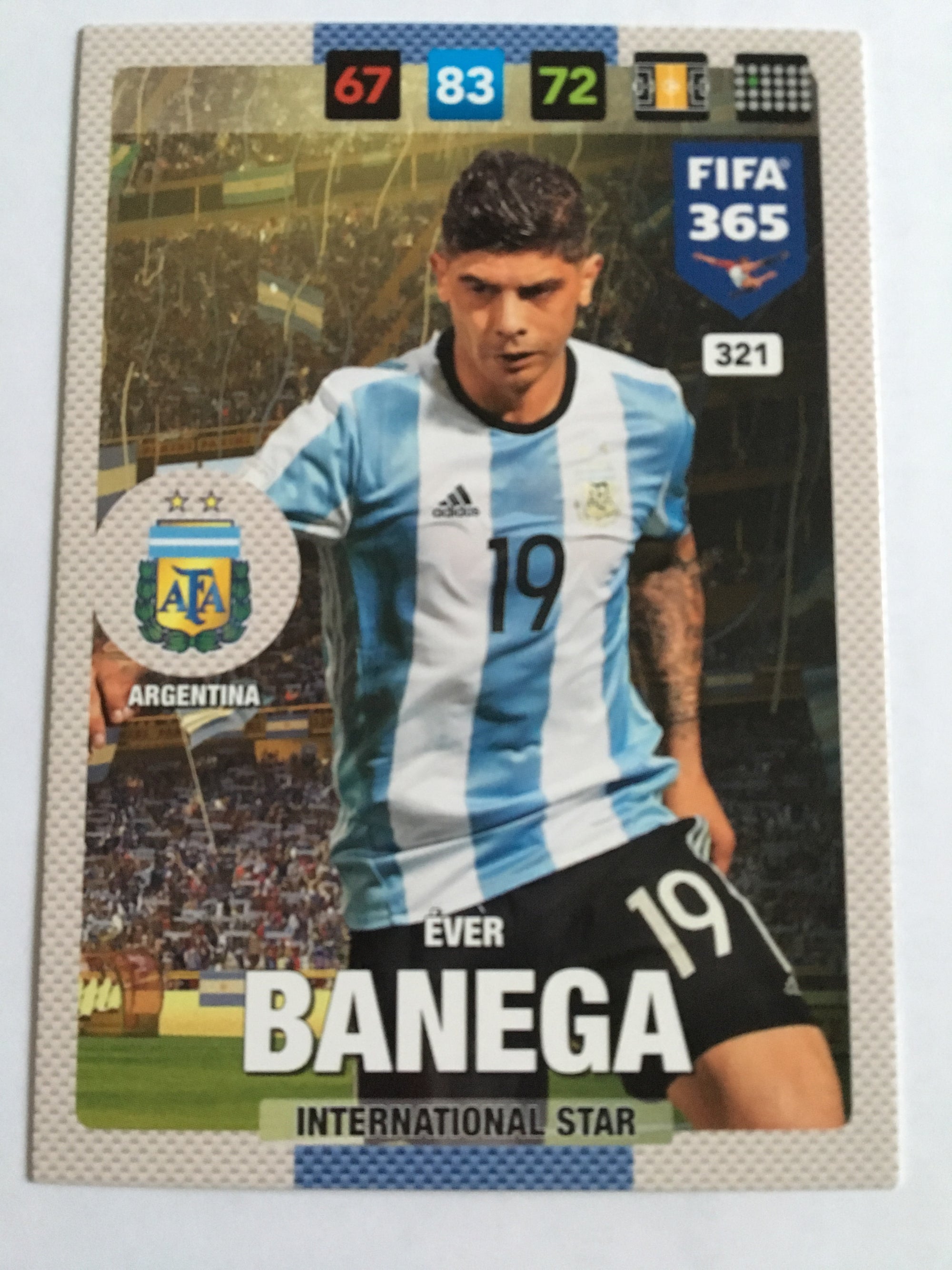 321. ÉVER BANEGA - ARGENTINA - INTERNATIONAL STAR