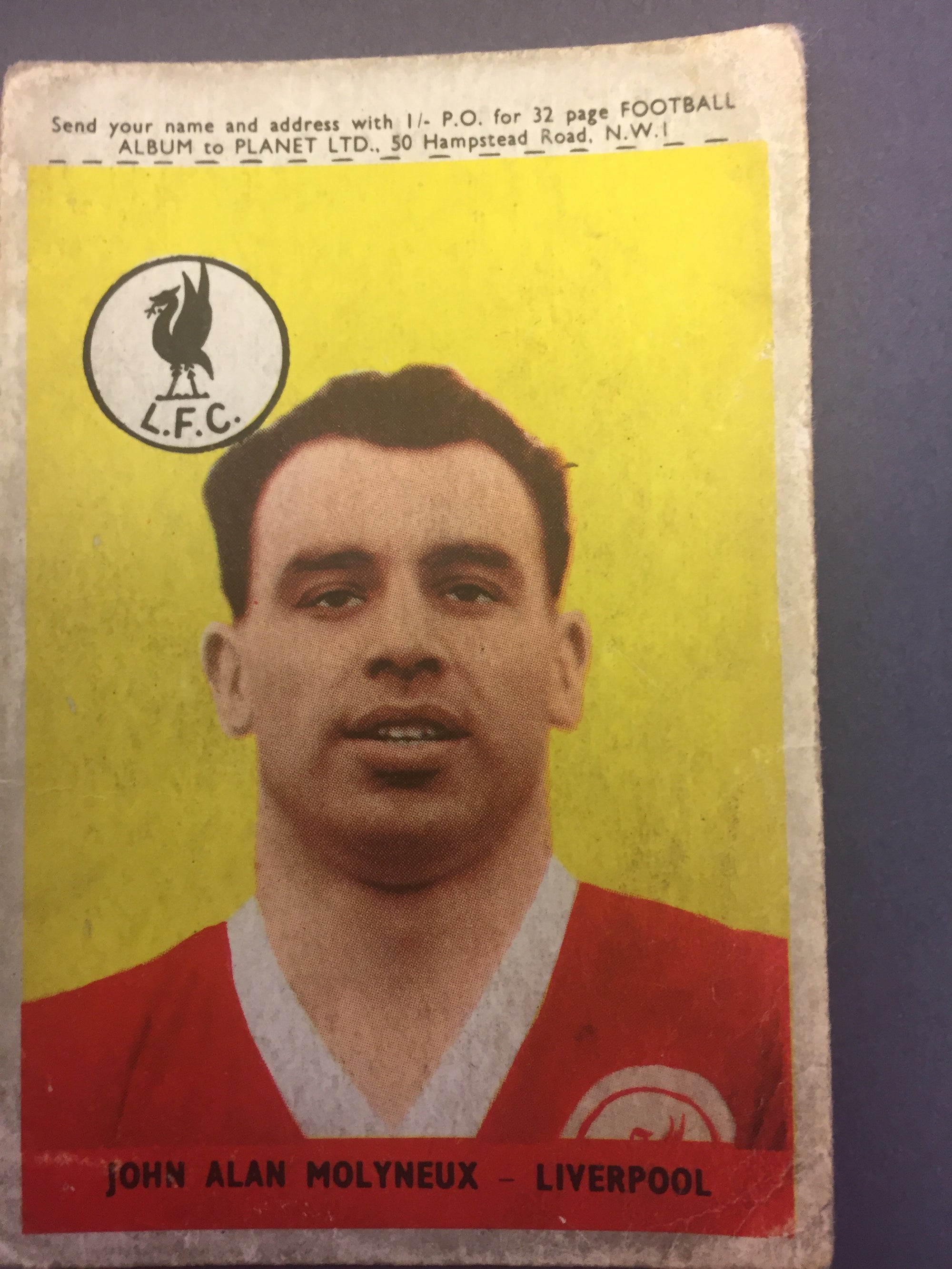 038. John Alan Molyneux - Liverpool - A&BC 1958/59