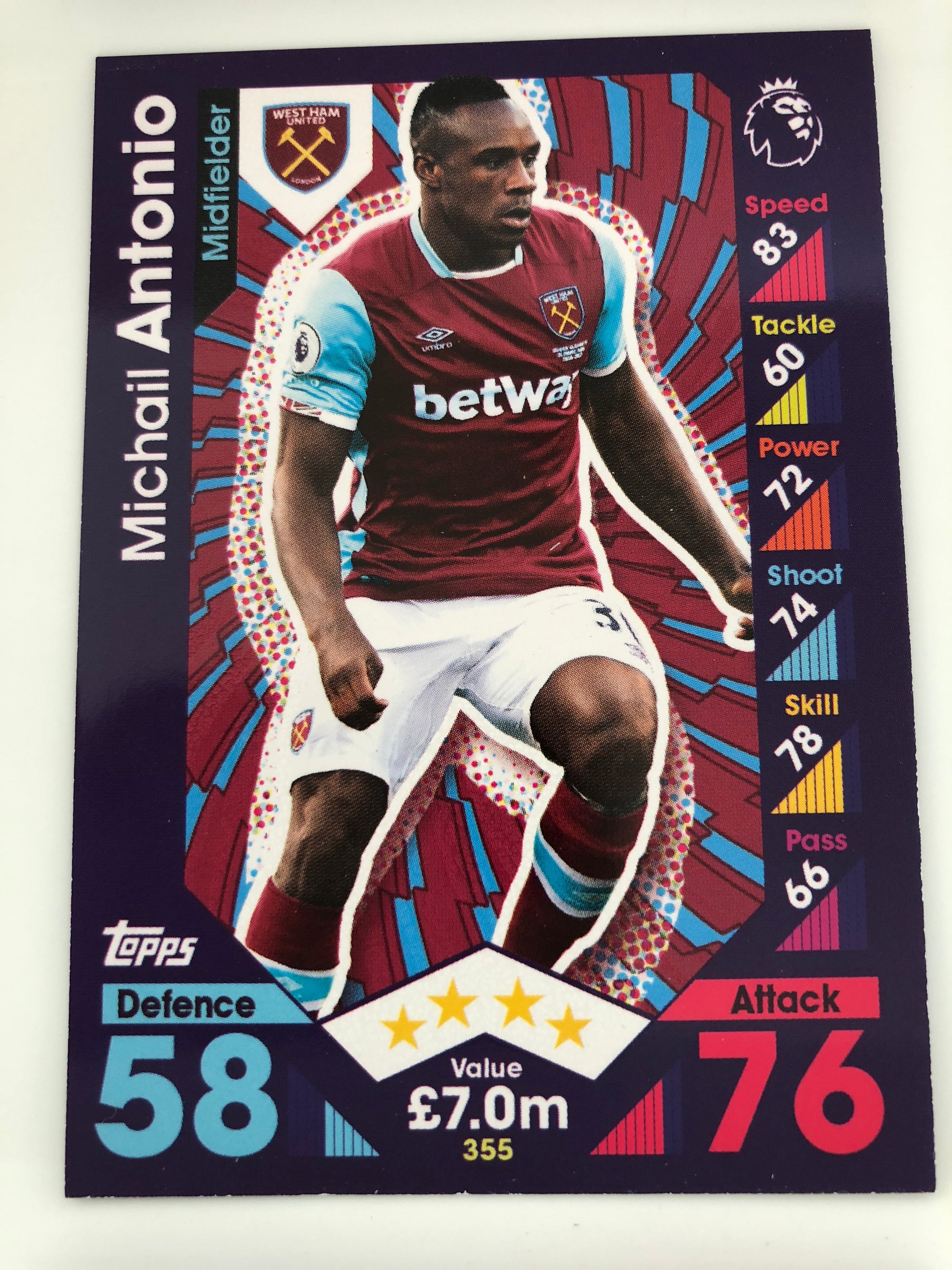 355. MICHAIL ANTONIO - WEST HAM UNITED